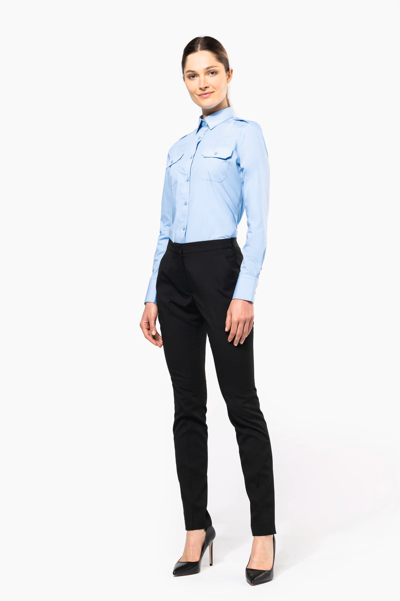 Langarm-Pilotenhemd für Damen