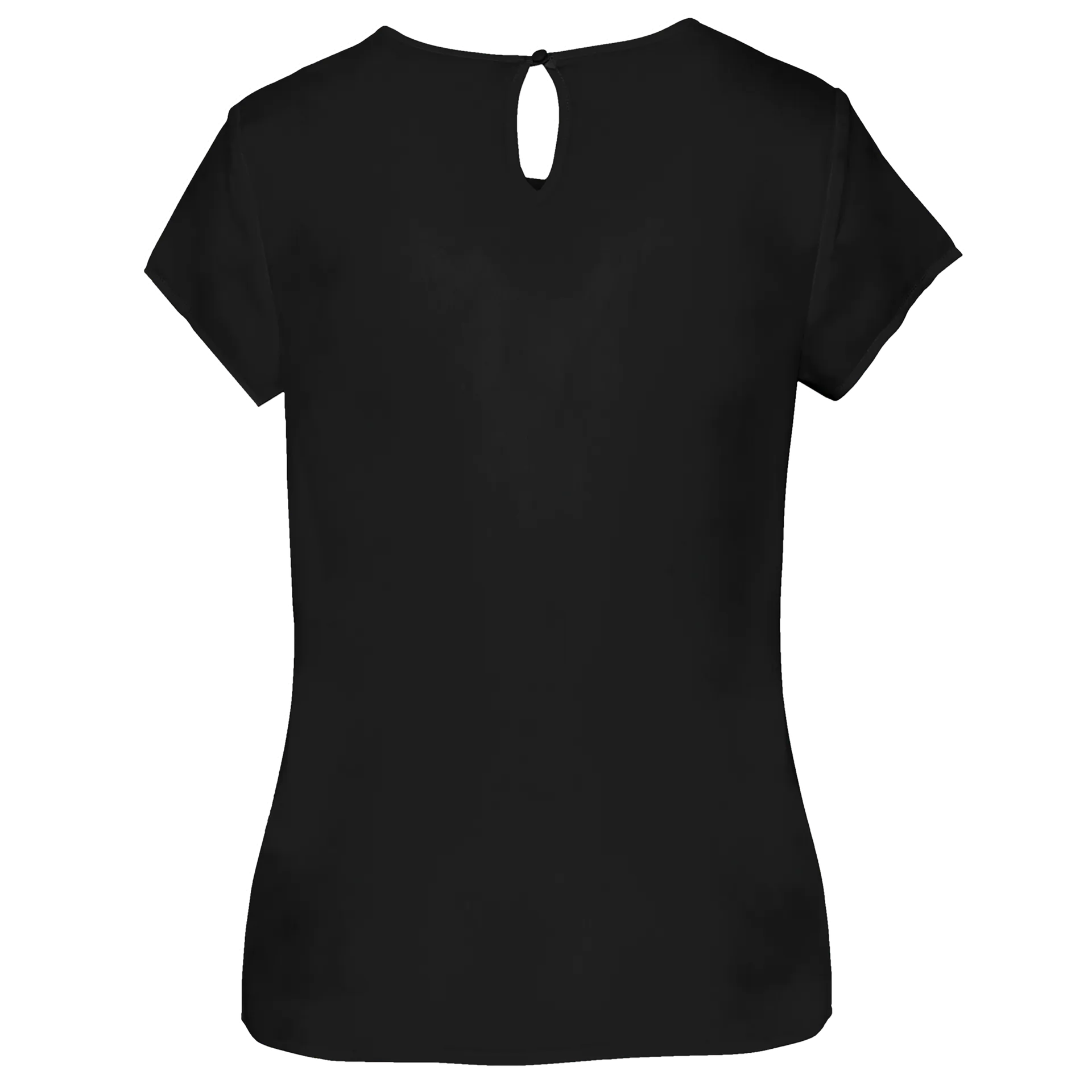 Kurzarm-Kreppbluse für Damen