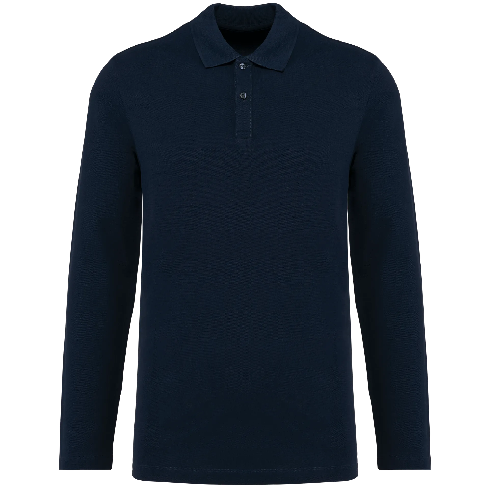 Supima® Herren-Polohemd mit langen Ärmeln