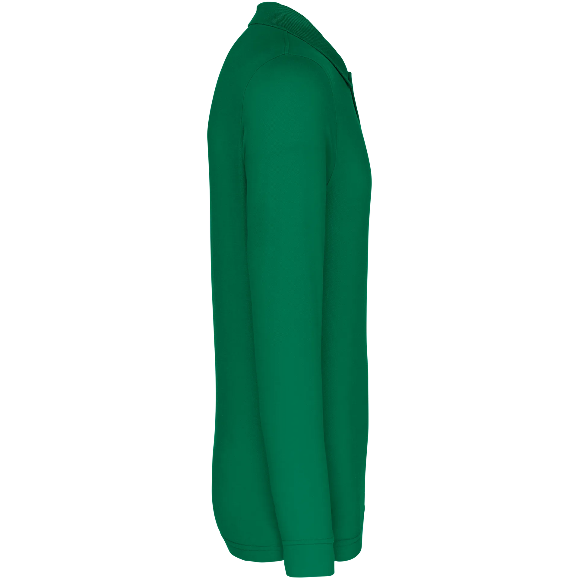 Herren Langarm-Polohemd. Baumwollpiqué