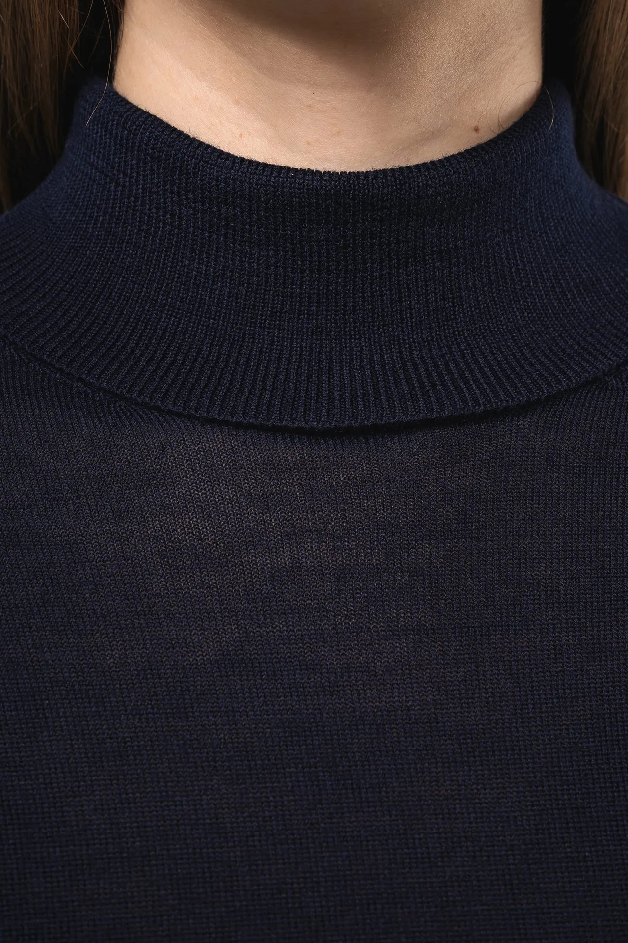 Merino-Damenpullover mit Rollkragen