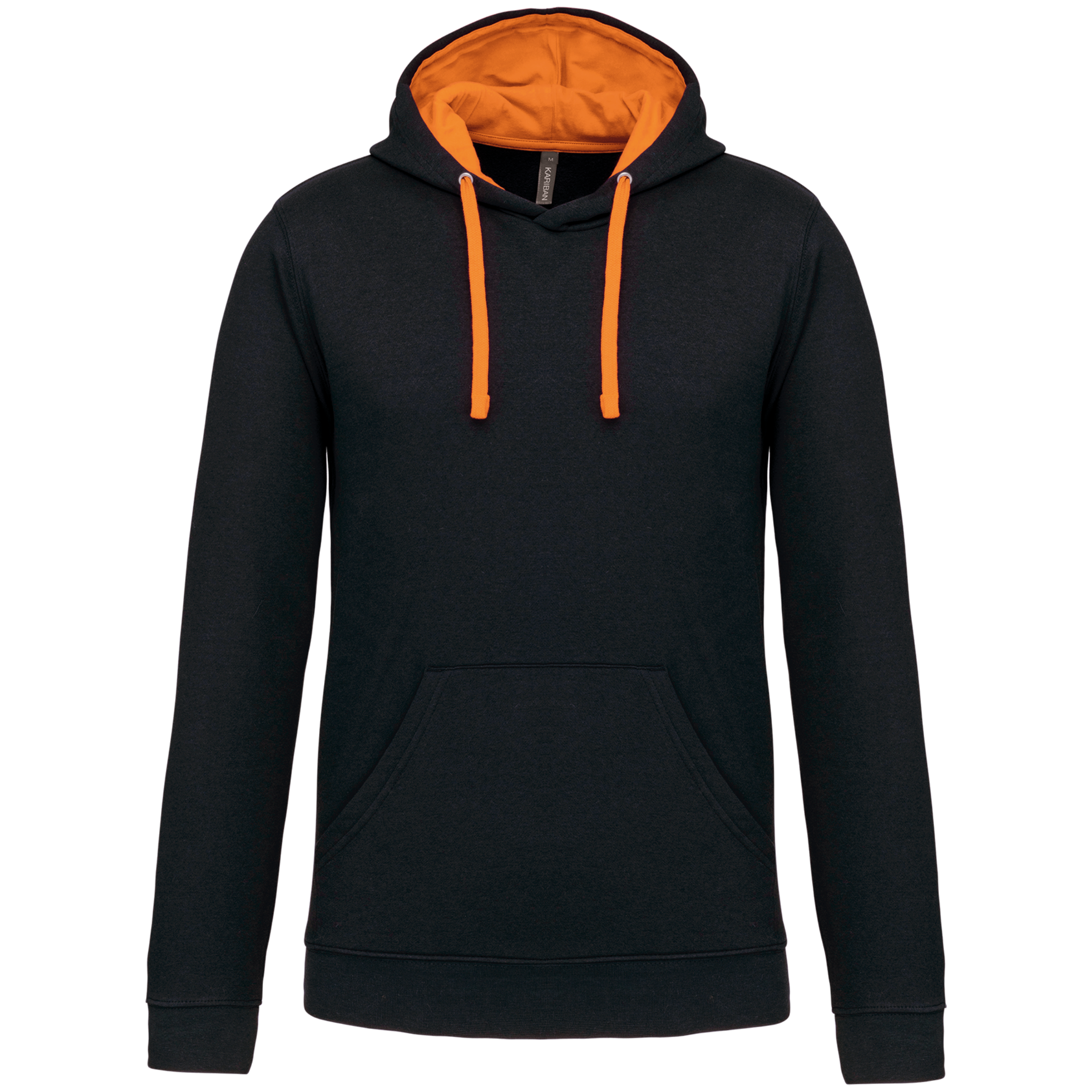 Herren-kapuzensweatshirt bicolor
