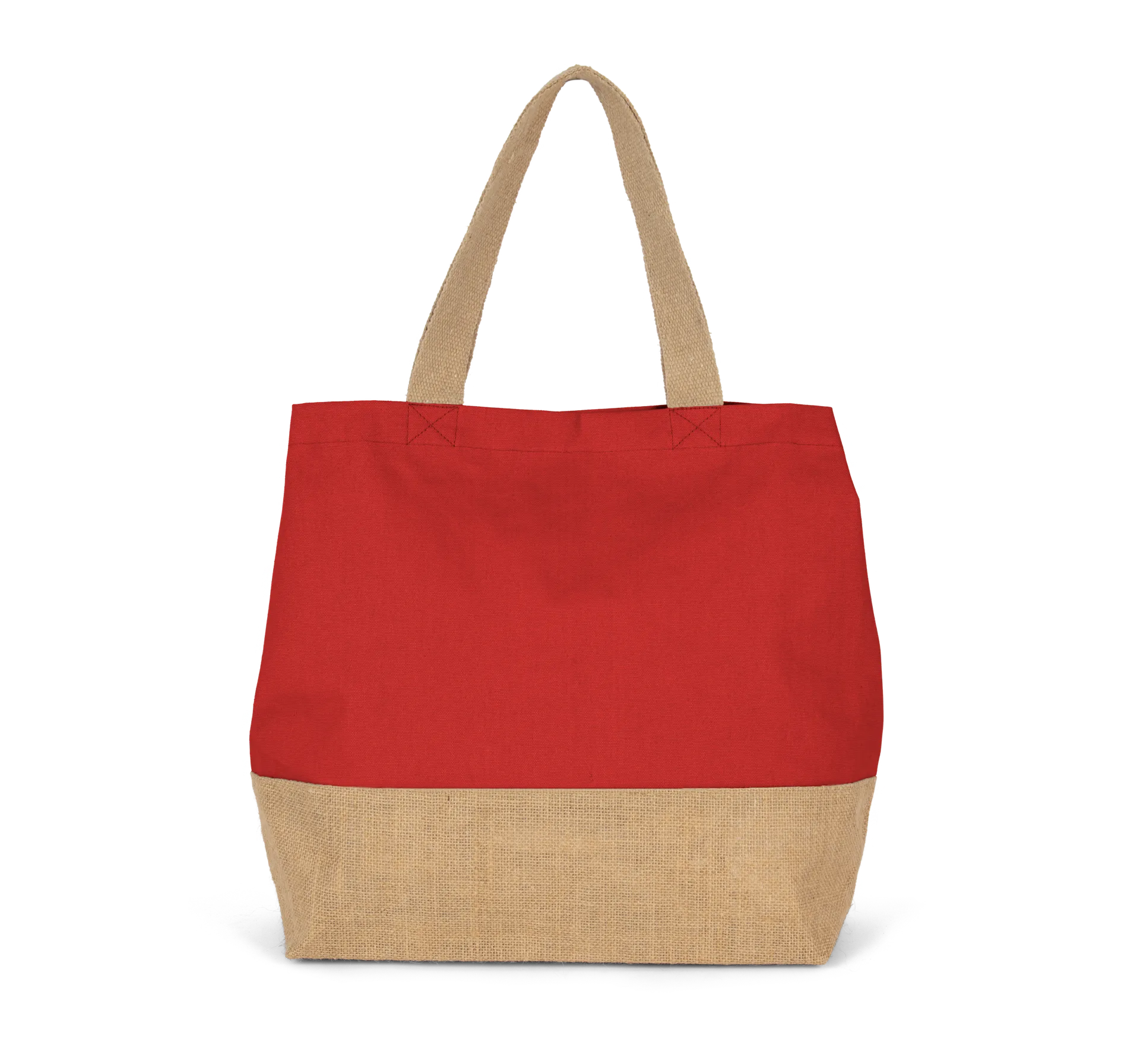 Baumwolltuch-Jute-Shoppingtasche