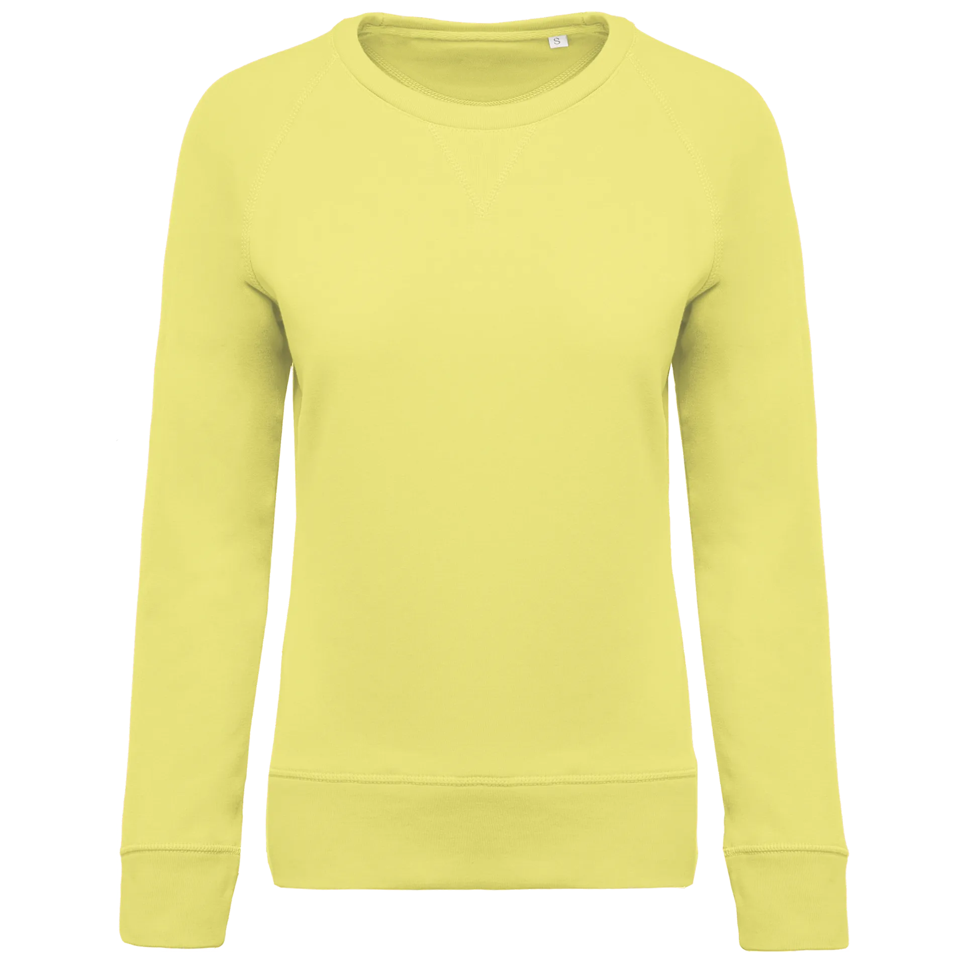 Damen Sweatshirt BIO-BAUMWOLLE Rundhalsausschnitt Raglanärmel