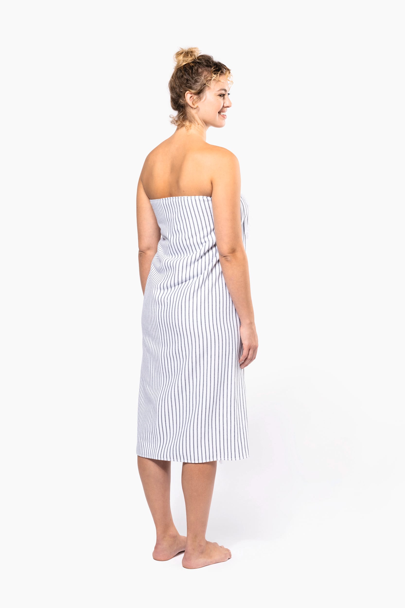 Gestreiftes Fouta-Tuch mit Fransen Gestreiftes Fouta-Tuch mit Fransen