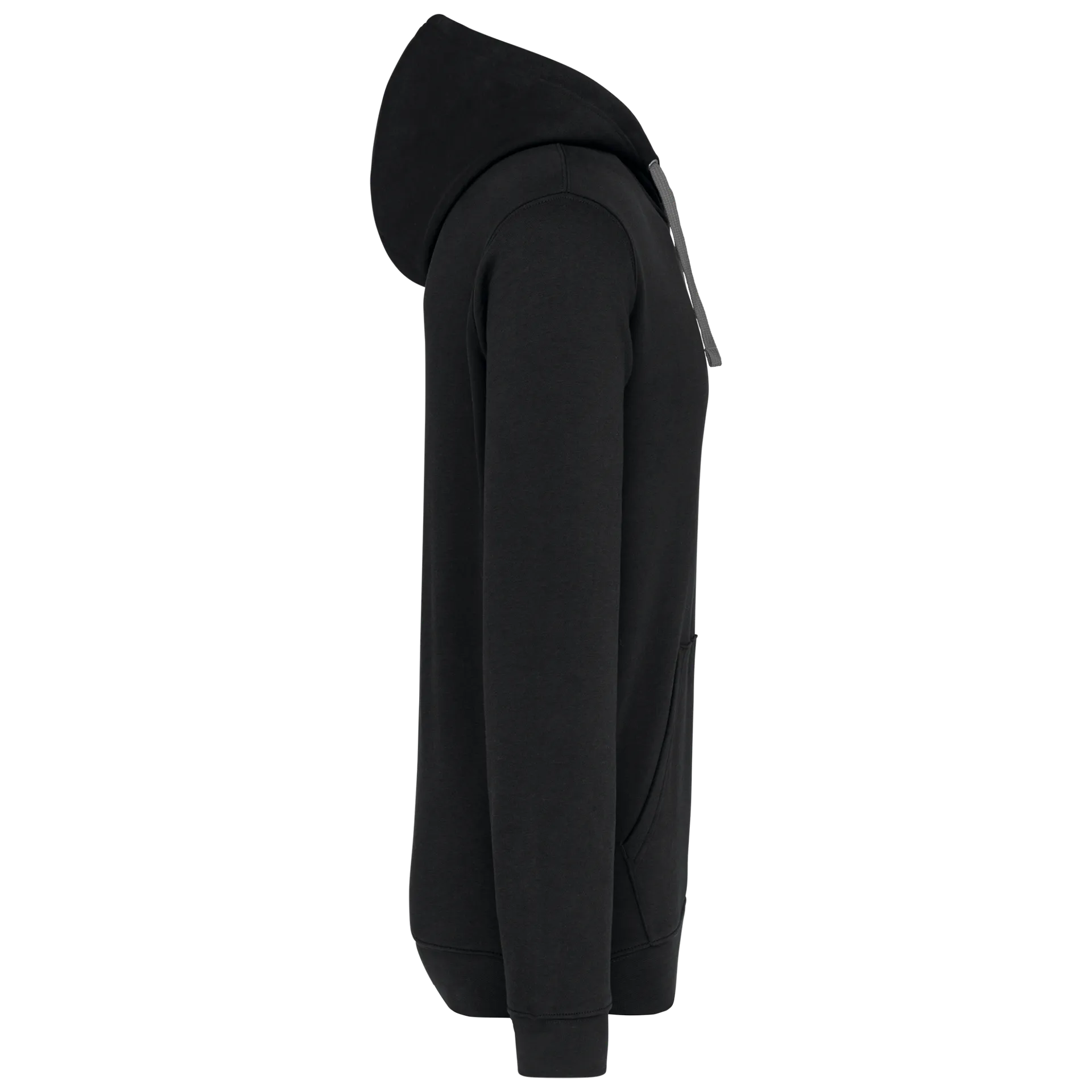 Herren-kapuzensweatshirt bicolor