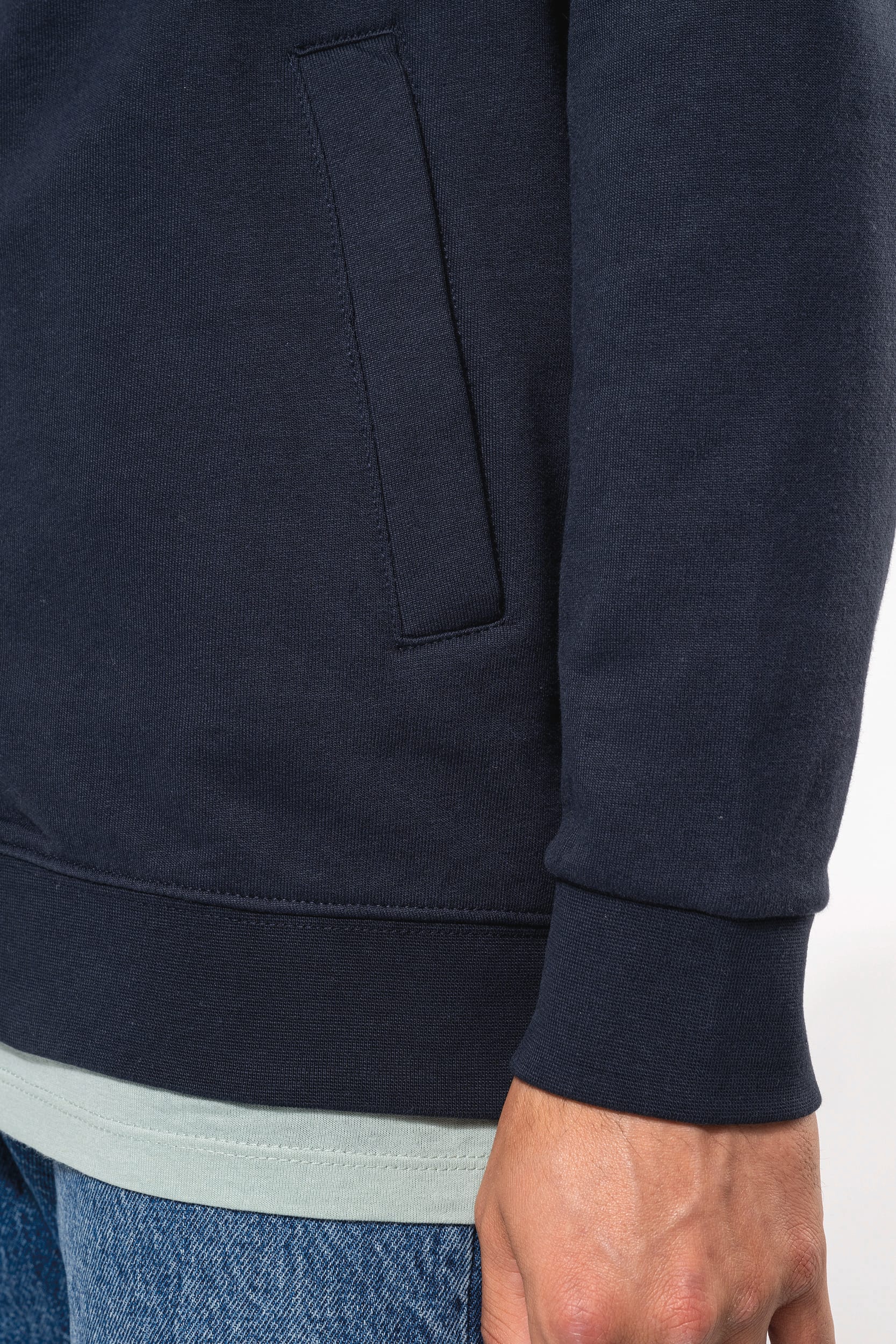 Sweatjacke mit Reißverschluss