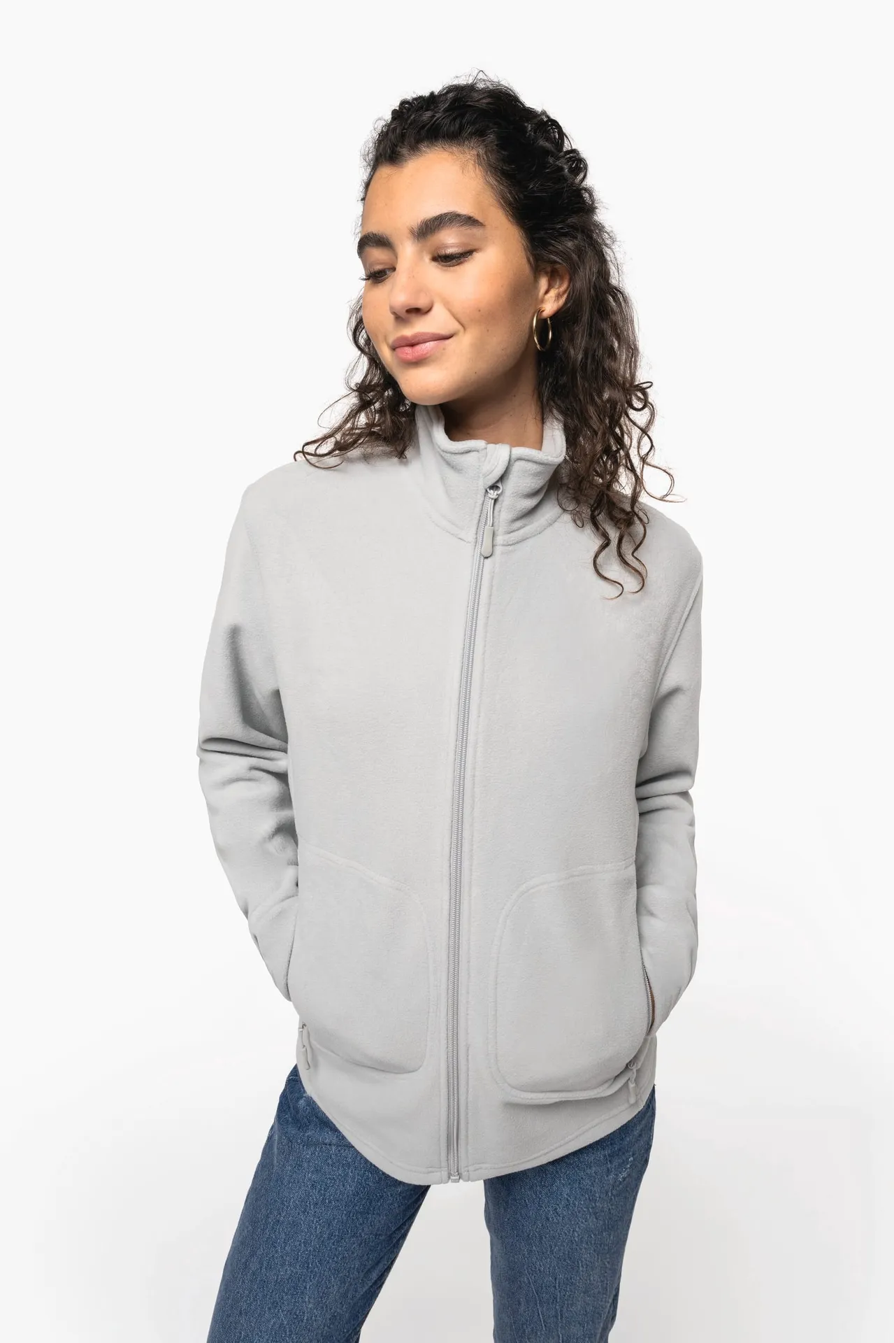 Umweltfreundliche Unisex-Fleecejacke
