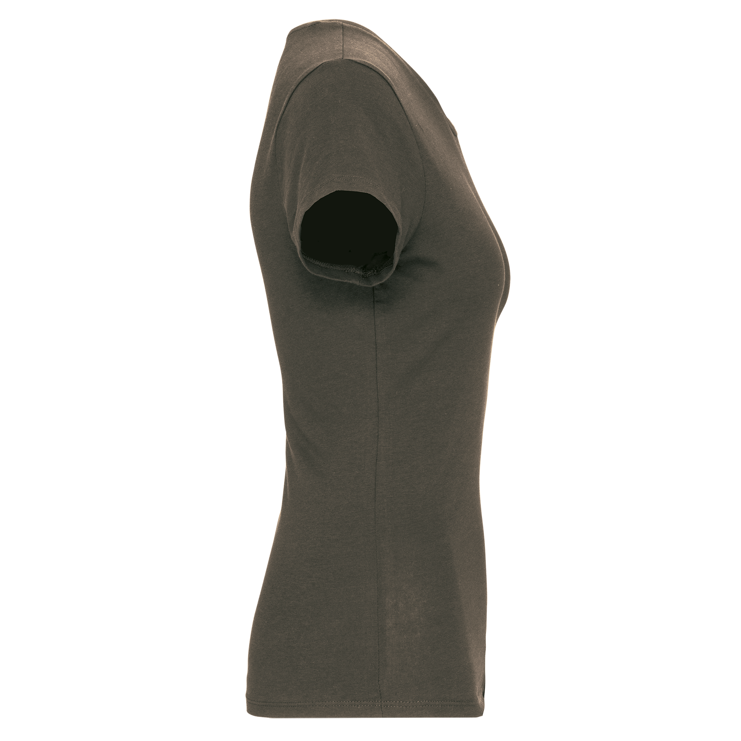 Kurzarm-Damen-T-Shirt mit Rundhalsausschnitt