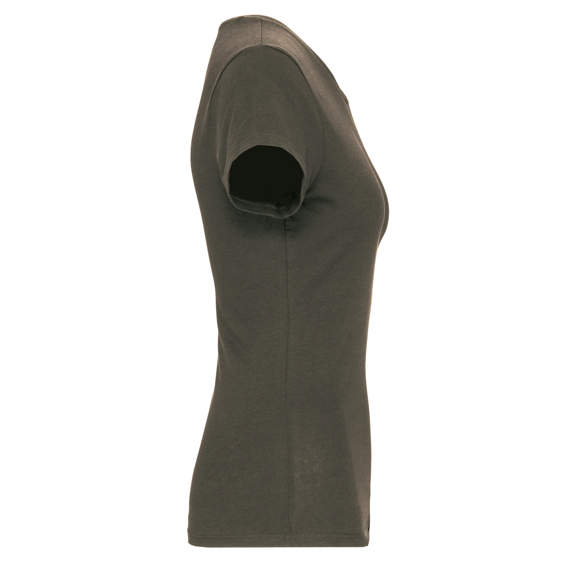 Kurzarm-Damen-T-Shirt mit Rundhalsausschnitt