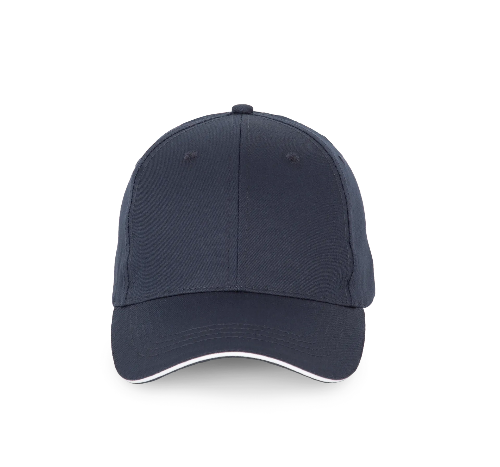 6-Panel-Kappe mit Kontrast-Sandwichschirm