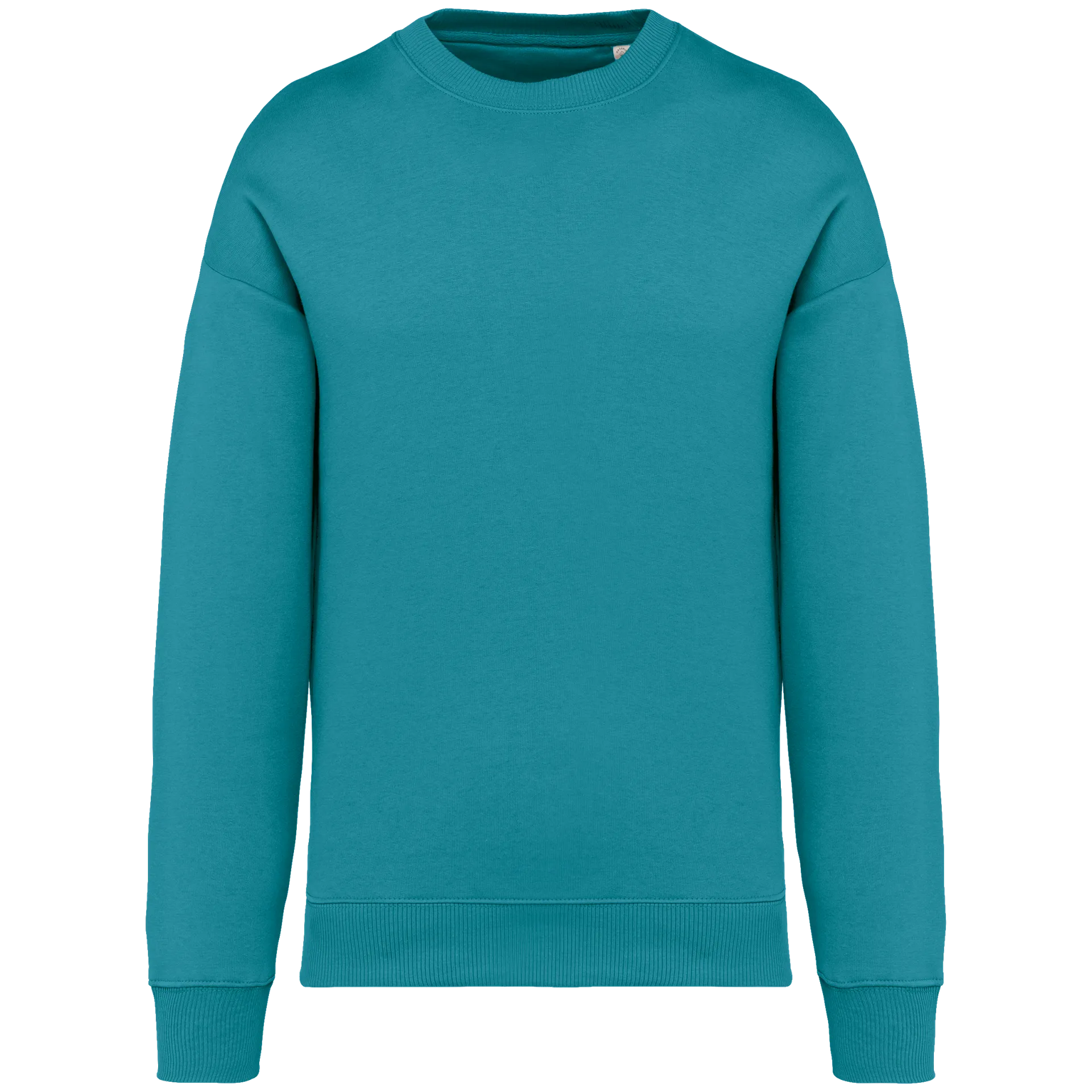 Umweltfreundliches Oversize Unisex-Sweatshirt mit Rundhalsausschnitt