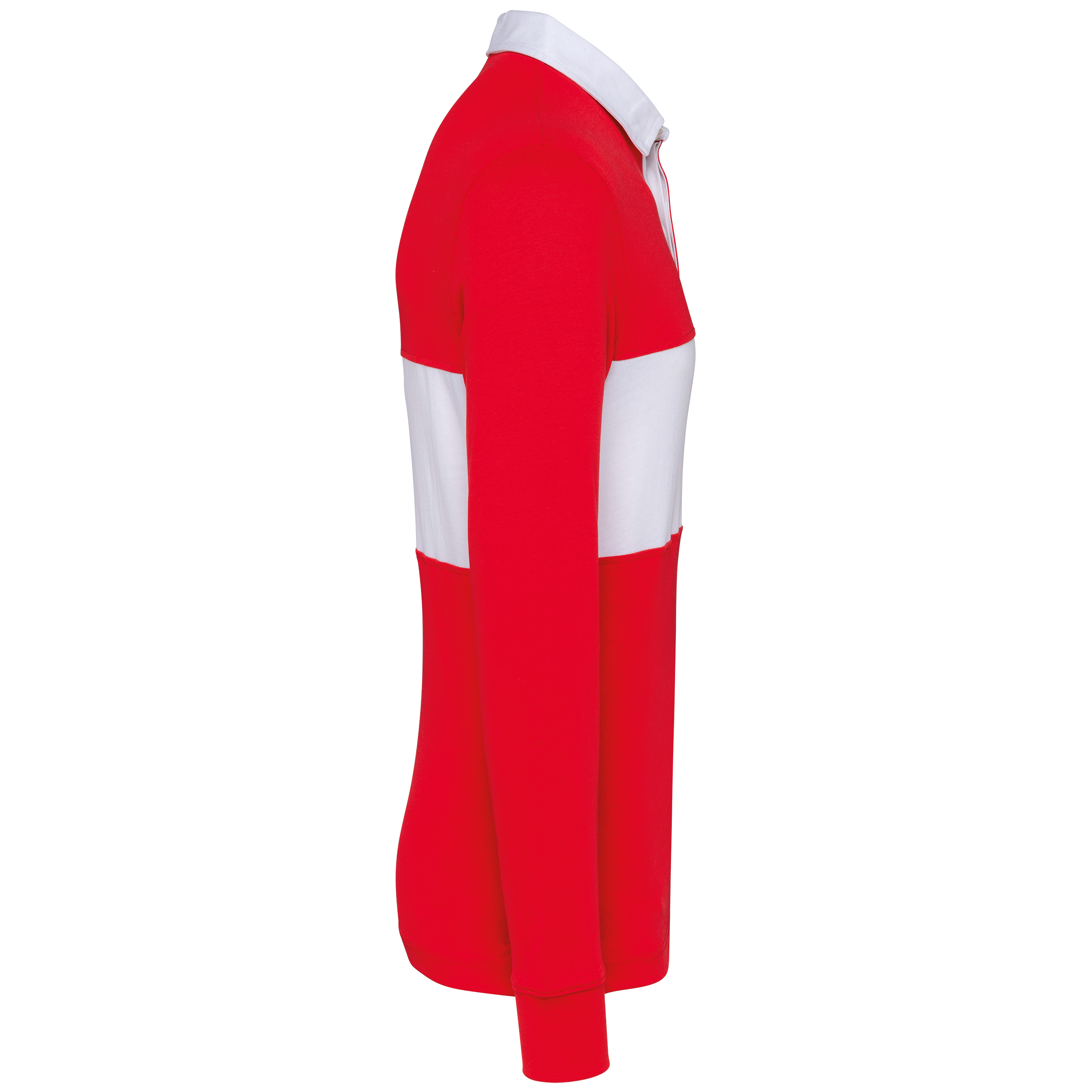 Rugby-Polohemd mit langen Ärmeln