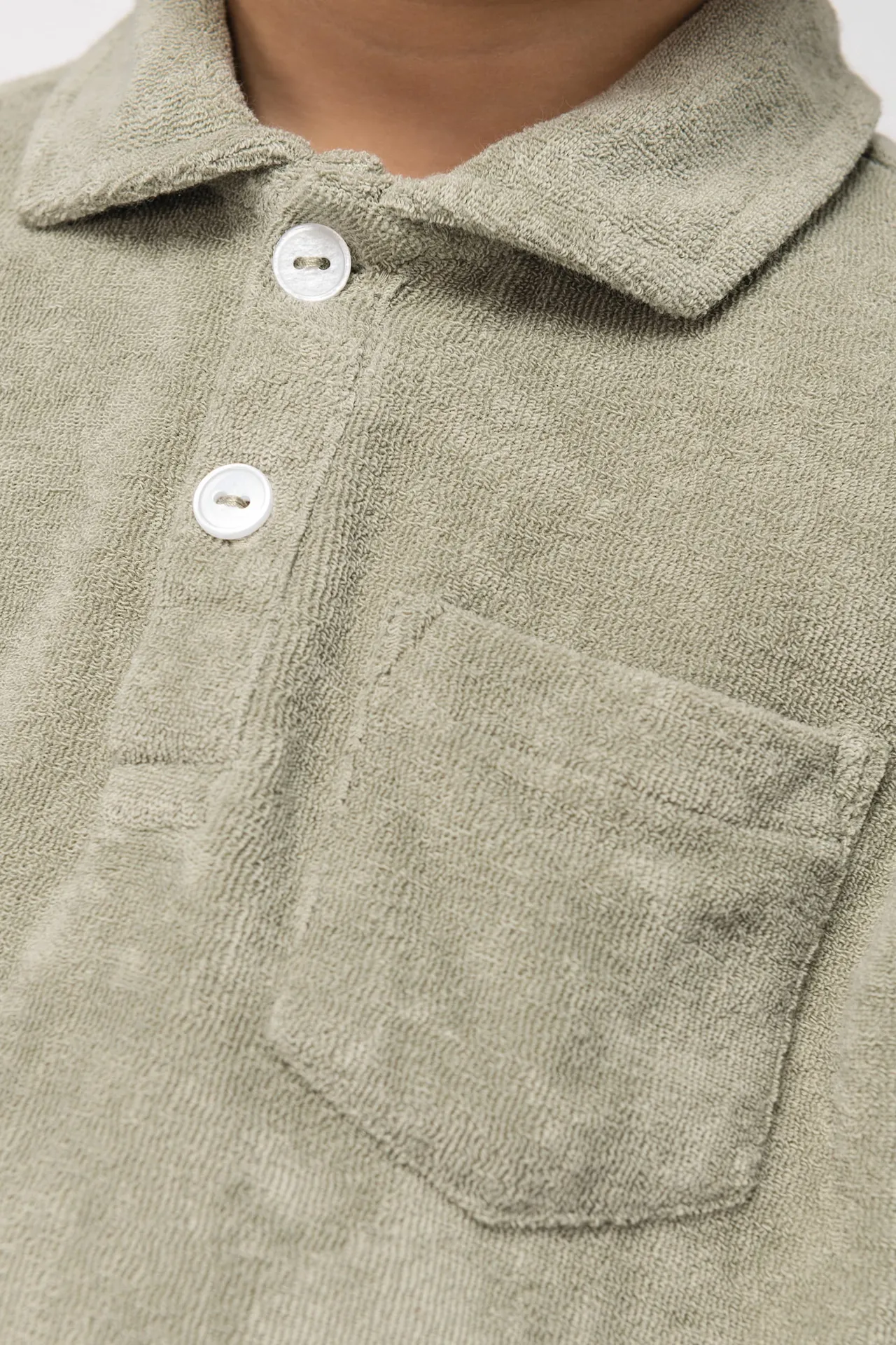 Umweltfreundliches Polohemd aus Frottee für Kinder