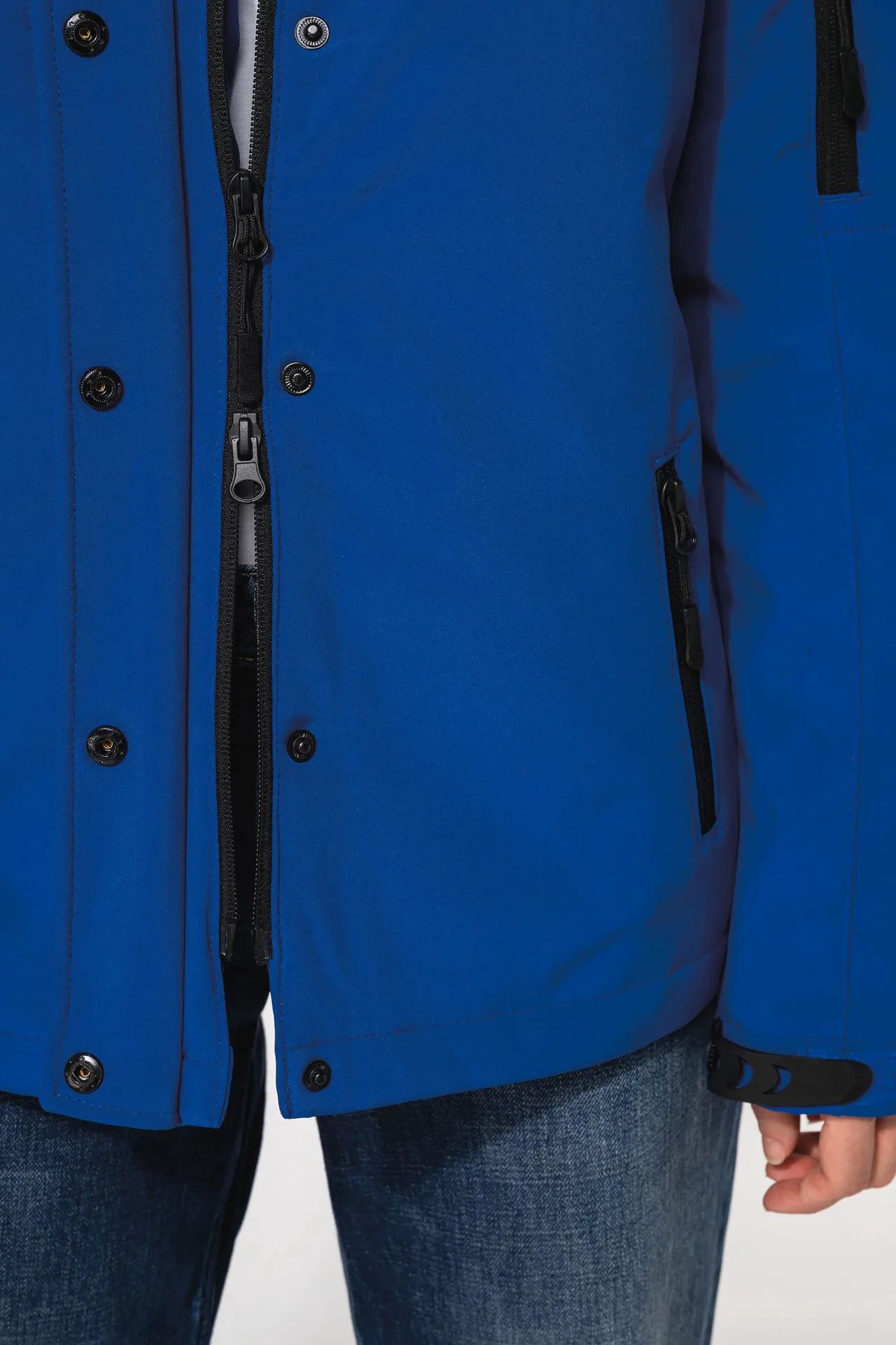 Damenparka Softshell wattiert mit Kapuze