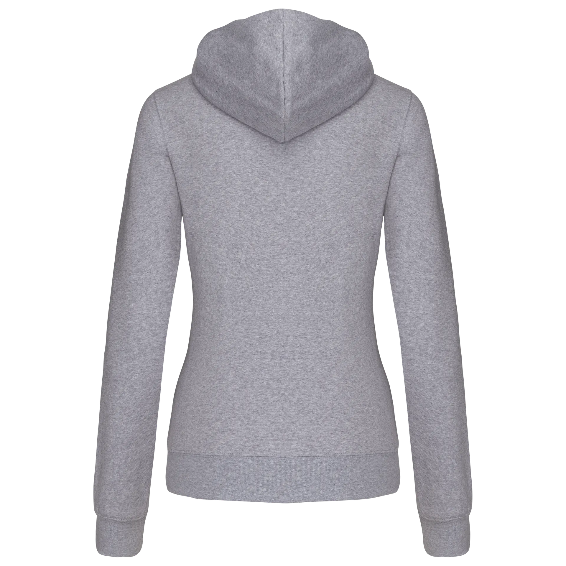 DAMEN-KAPUZENSWEATSHIRT BICOLOR mit Reißverschluss