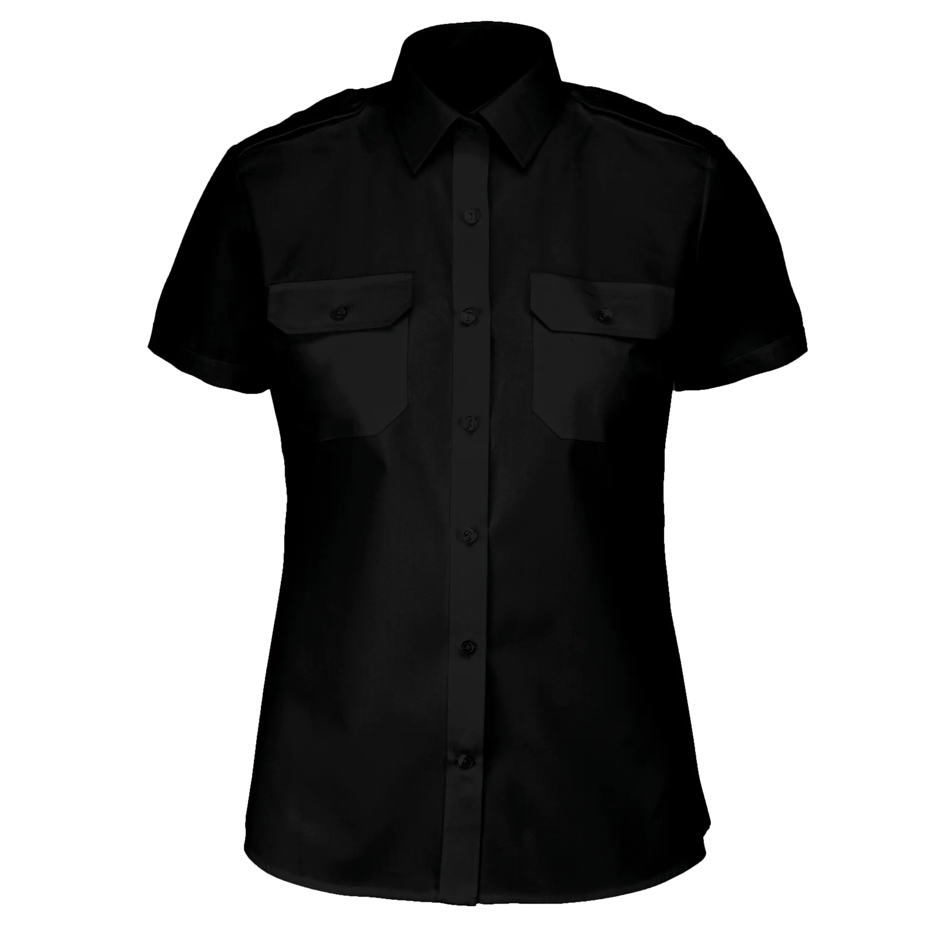 Kurzarm-Pilotenhemd für Damen