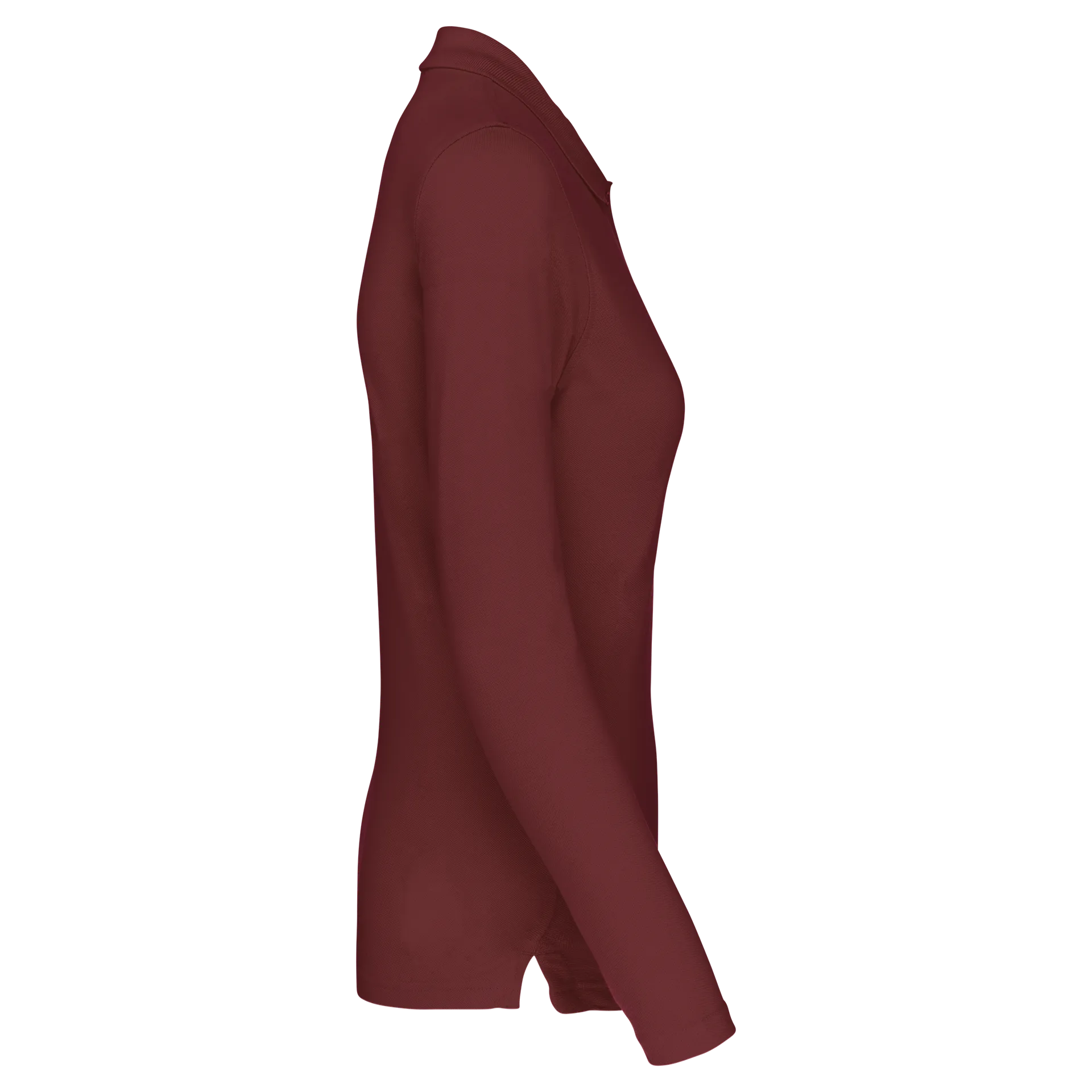 Damen Piqué Poloshirt Langarm