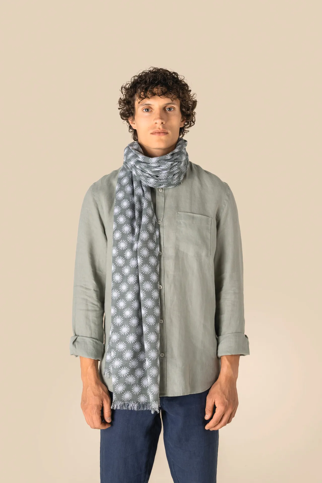 Gemustertes Unisex-Schal