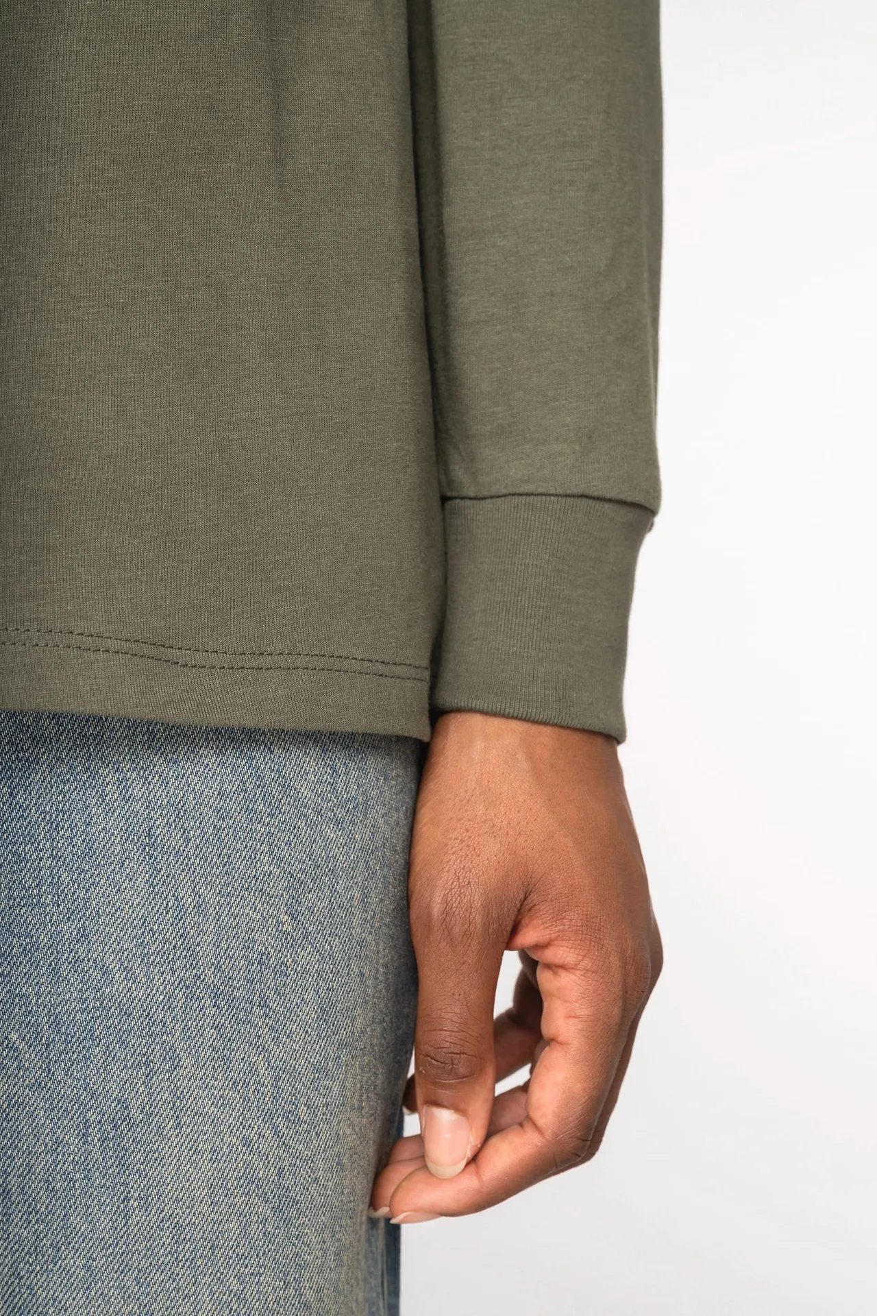 Umweltfreundliches Unisex T-Shirt mit langen Ärmeln