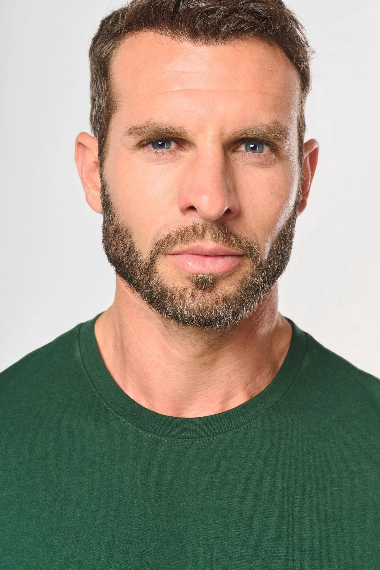 Umweltfreundliches workwear Herren-T-Shirt mit Rundhalsausschnitt