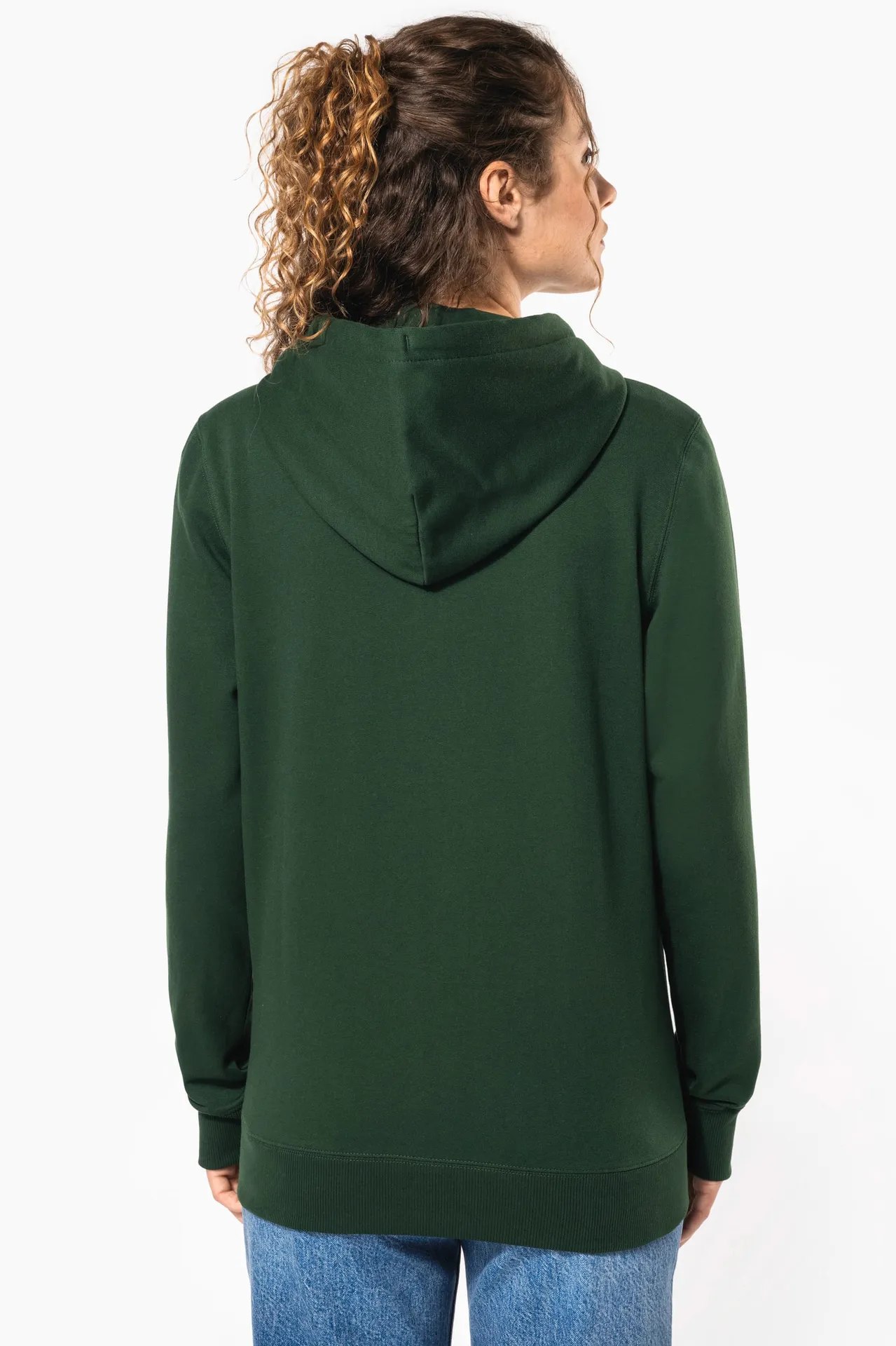 Recyceltes Unisex-Sweatshirt mit Reißverschluss und Kapuze