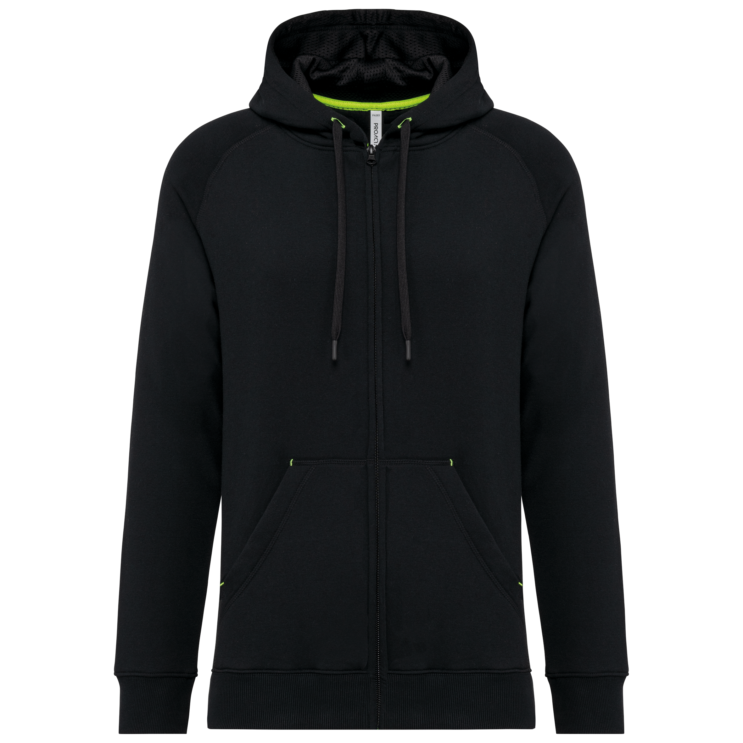 Unisex-kapuzenjacke mit zipper