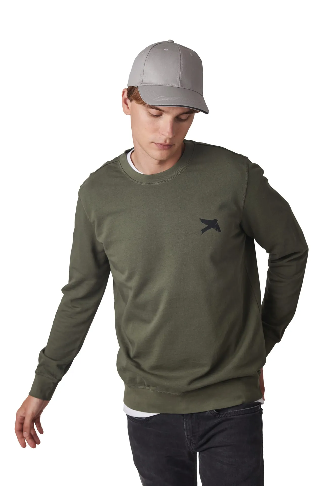 6-Panel-Kappe mit Kontrast-Sandwichschirm