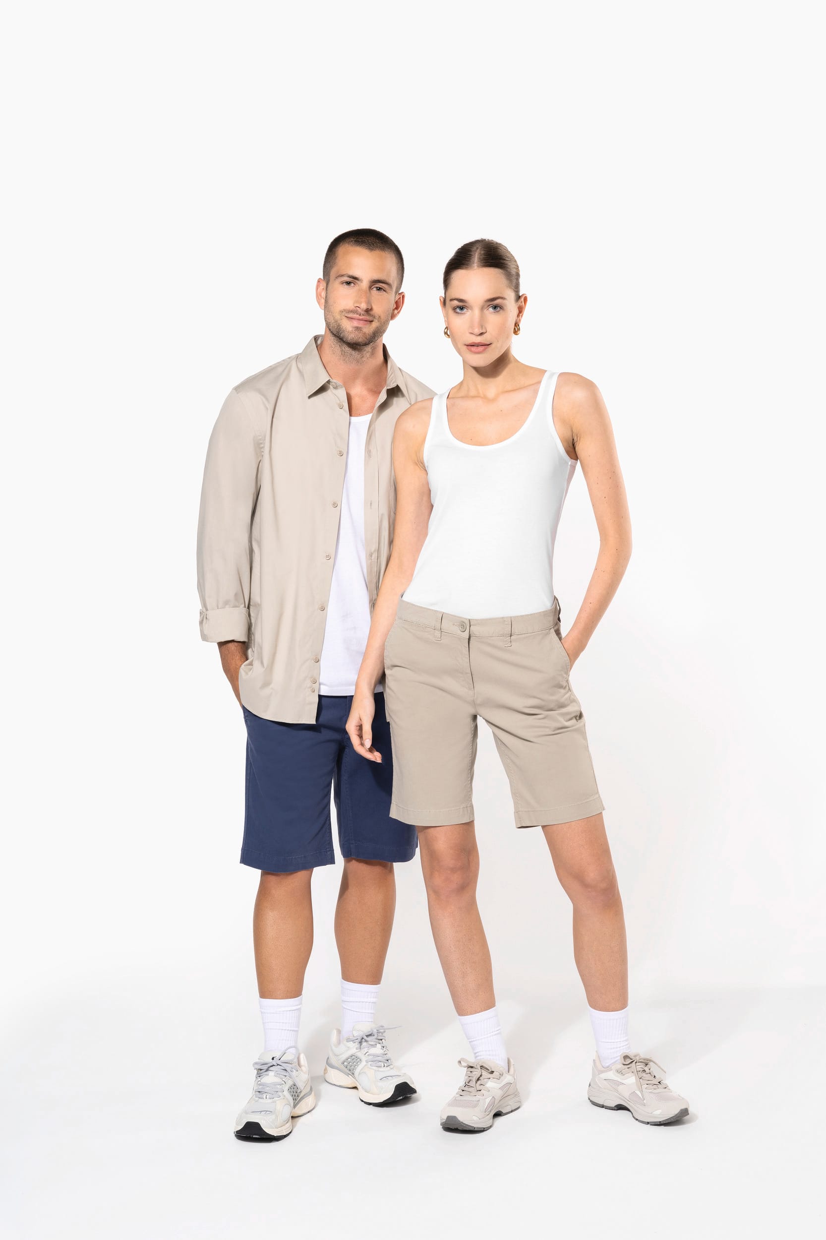 Chino-Bermuda-Shorts für Herren