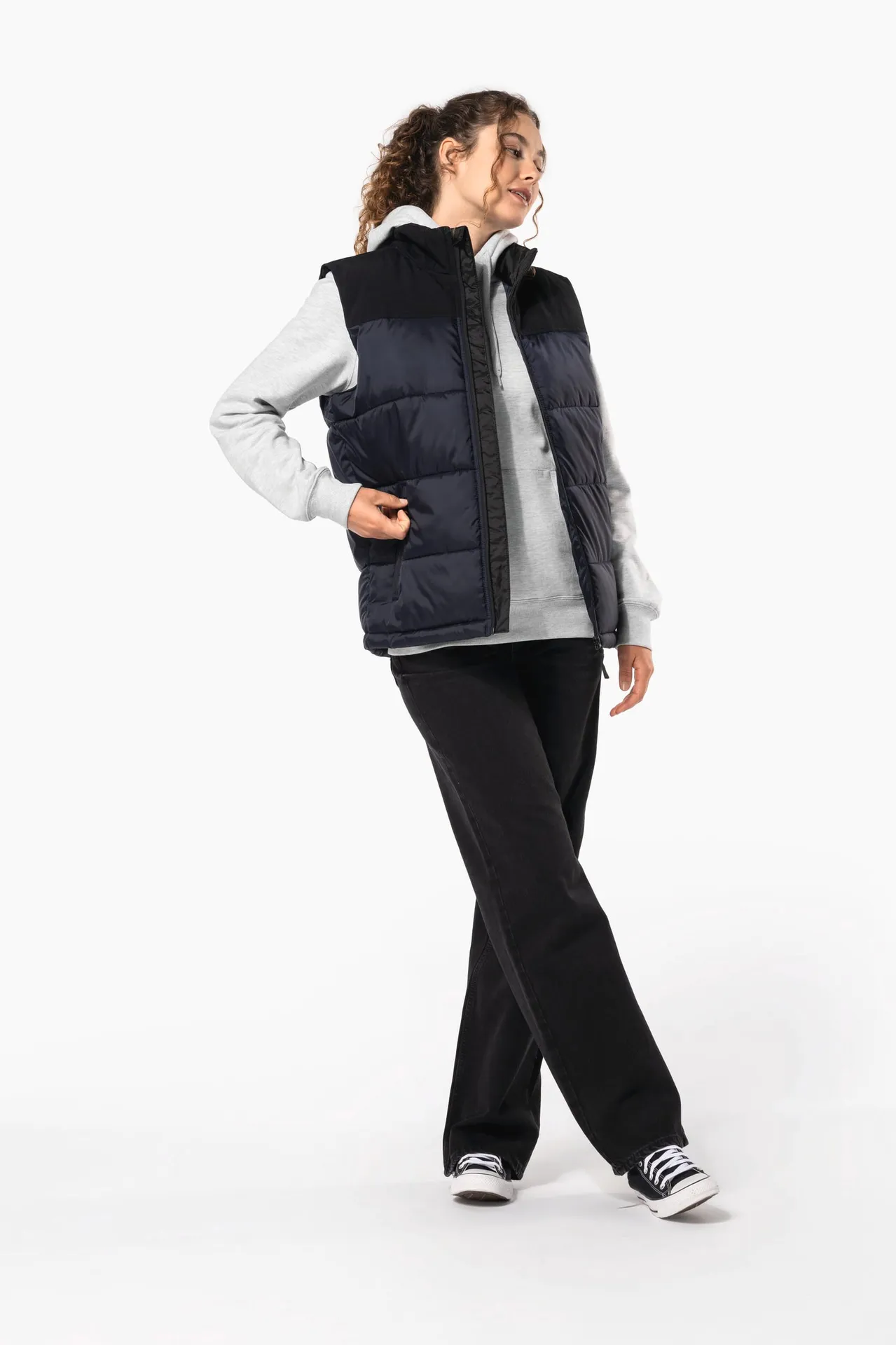 Gesteppter Unisex-Bodywarmer in zwei Farbtönen