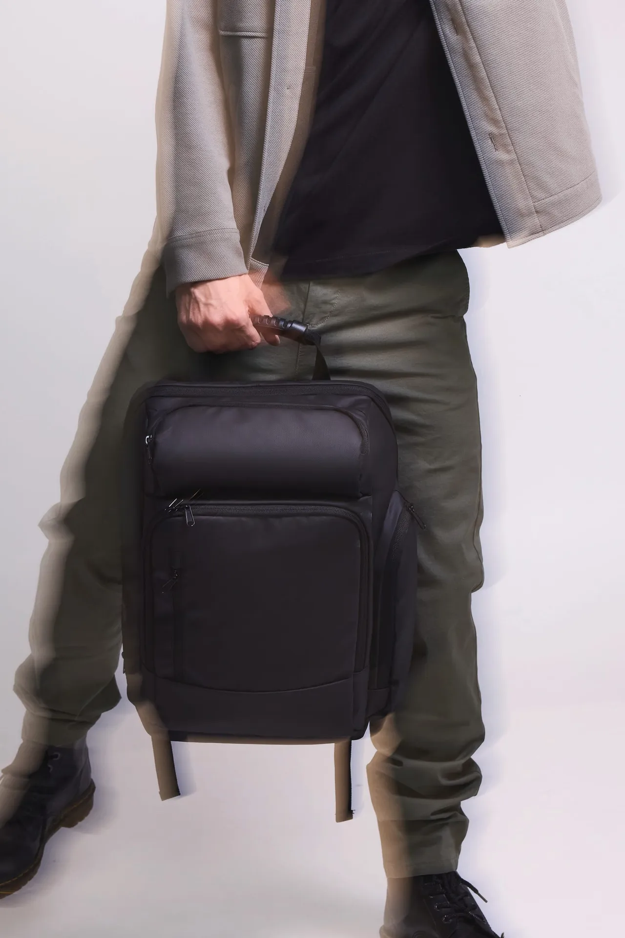 Rucksack mit Trägermaterial für Notebook