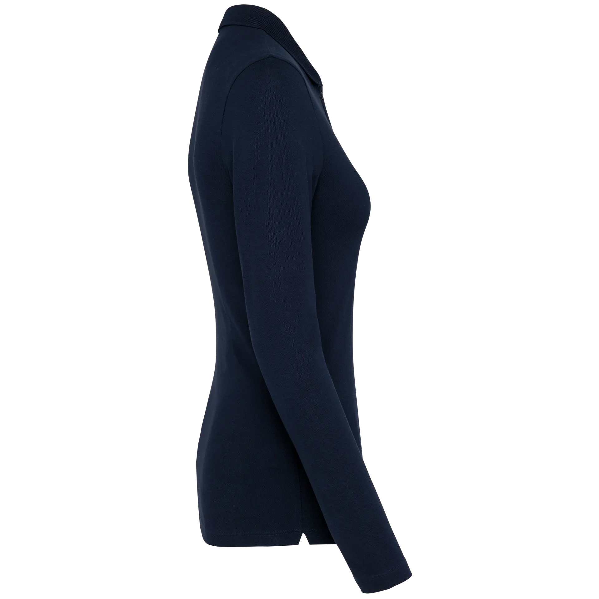 Supima® Damen-Polohemd mit langen Ärmeln