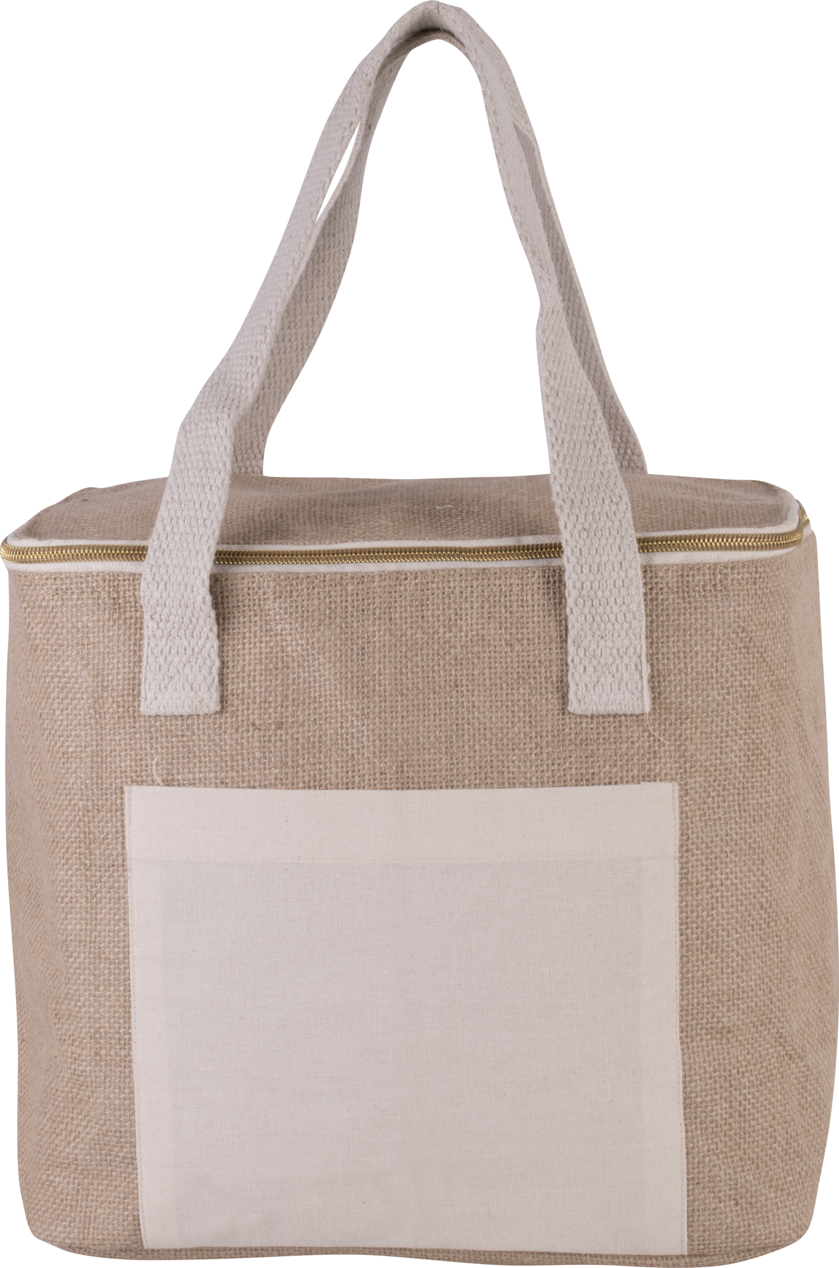 Mittelgroße Kühltasche aus Jute