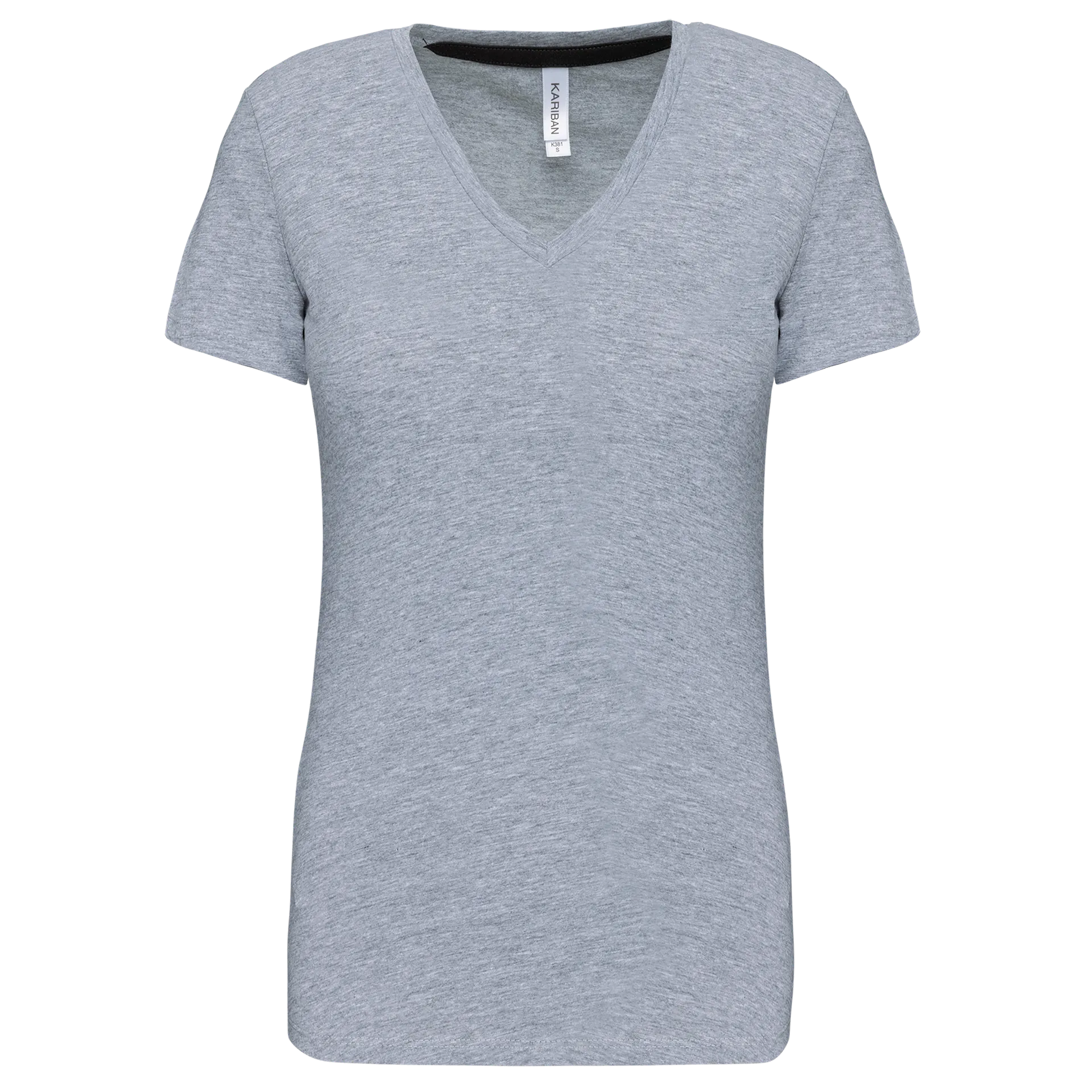 Damen-T-Shirt mit kurzen Ärmeln und V-Ausschnitt