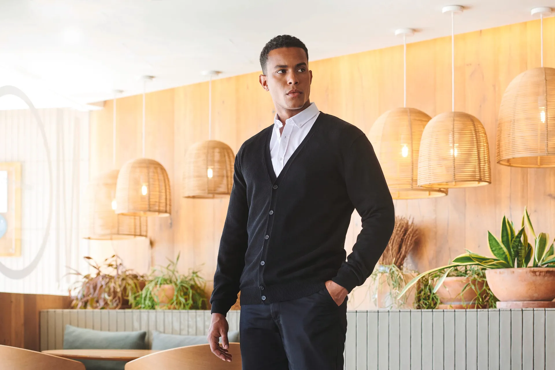 Men's Lightweight V Cardigan