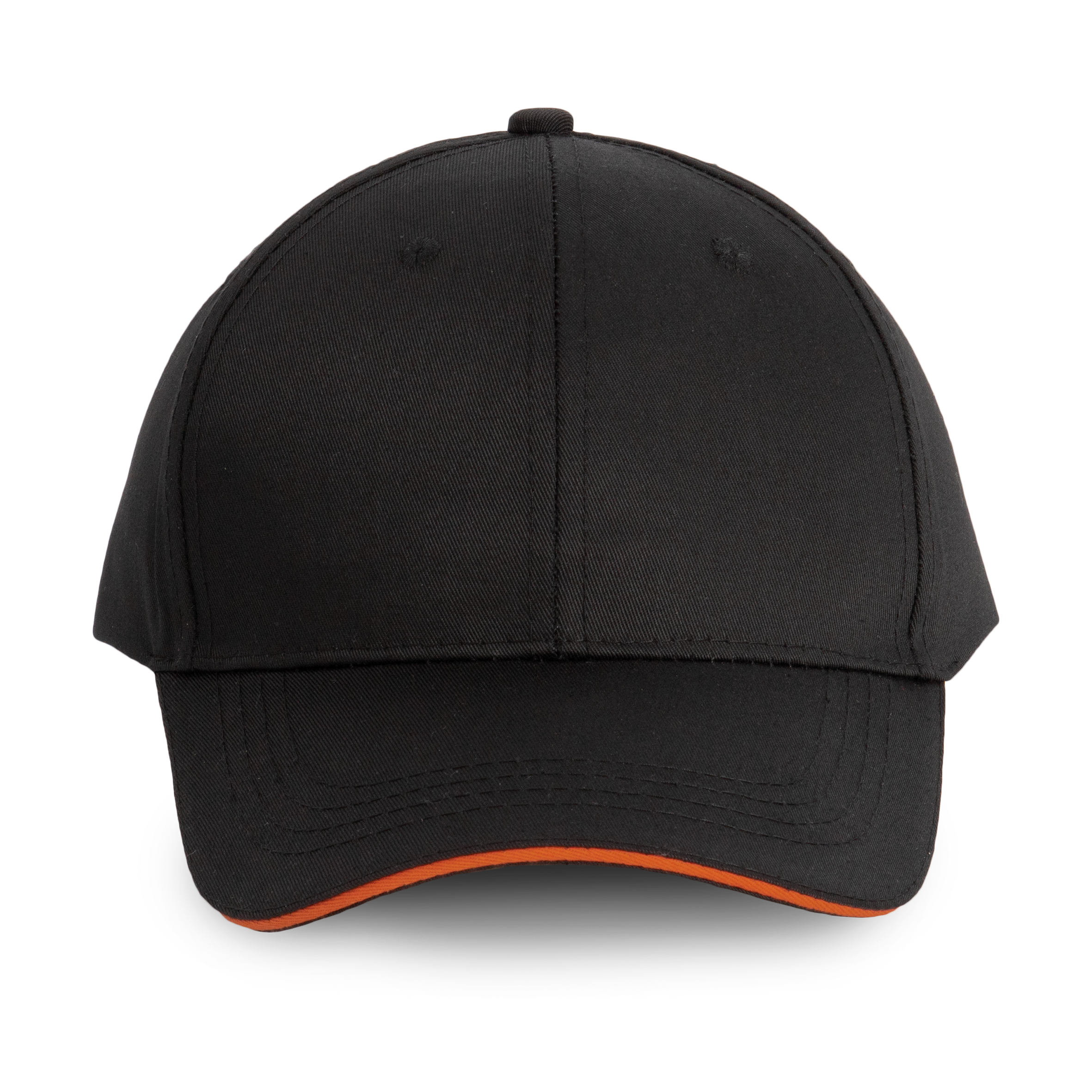 6-Panel-Cap mit Kontrast-Sandwichschirm OEKO-TEX® STANDARD 100