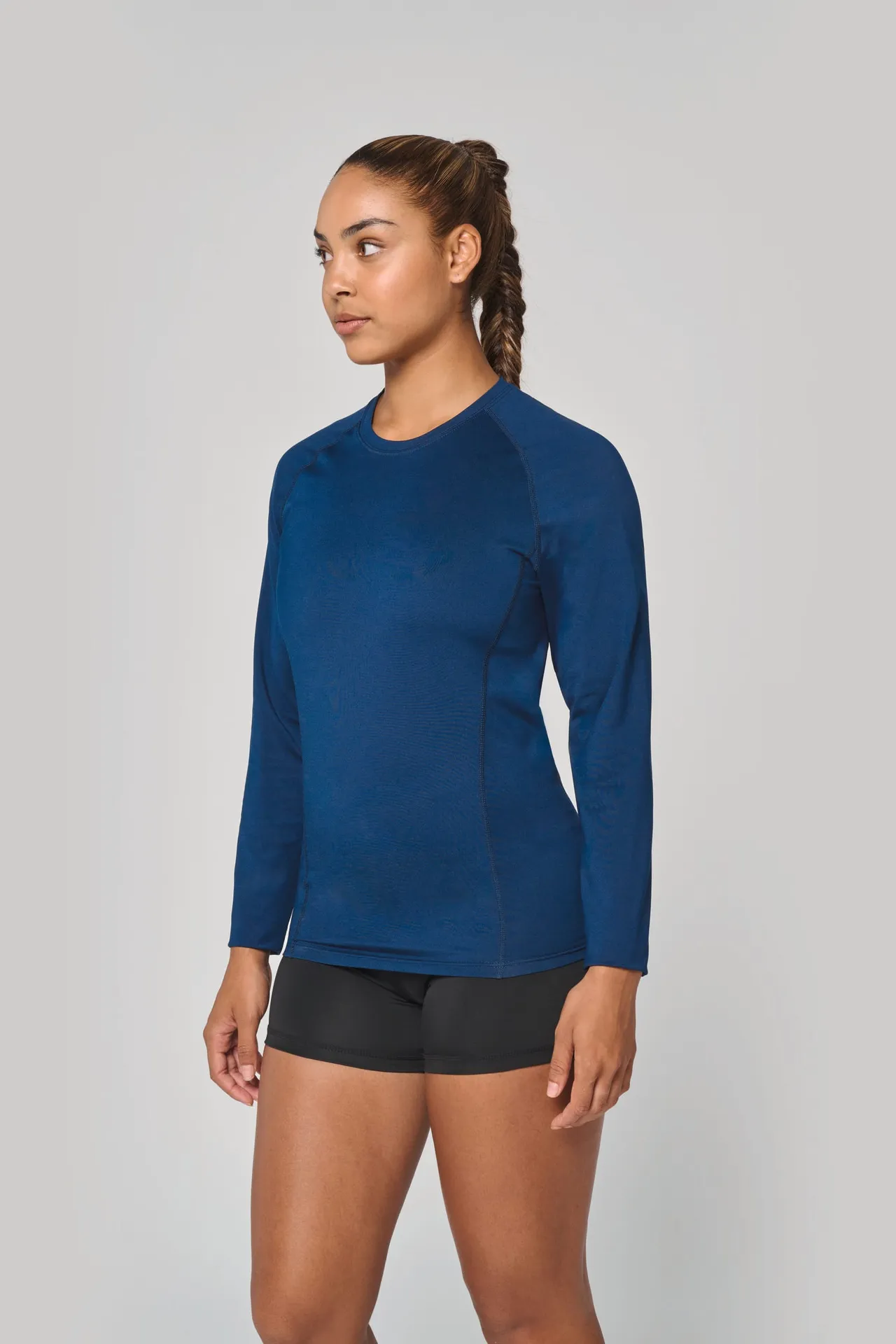 Langarm Doppelhaut T-Shirt. Schnelltrocknend