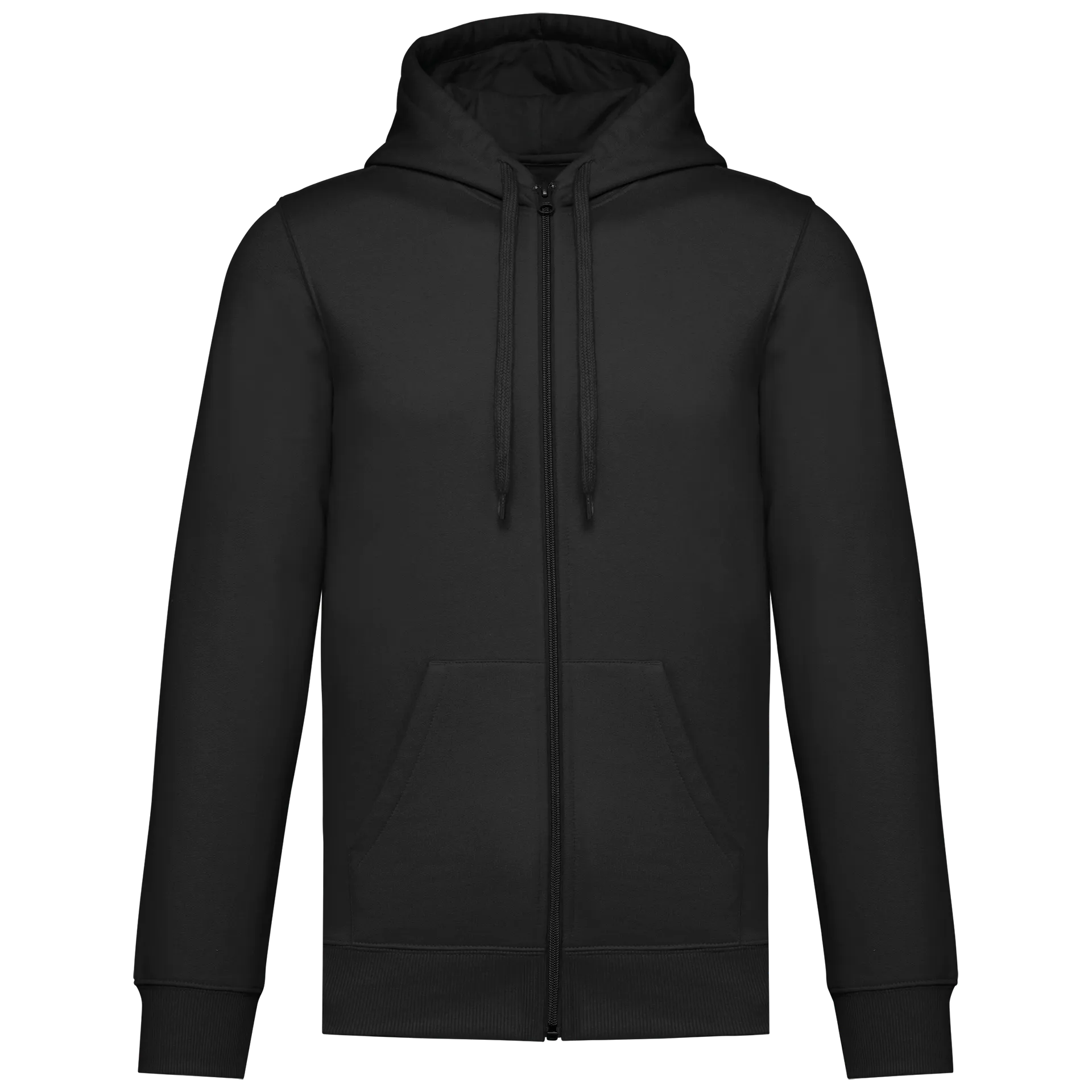 Recyceltes Unisex-Sweatshirt mit Reißverschluss und Kapuze