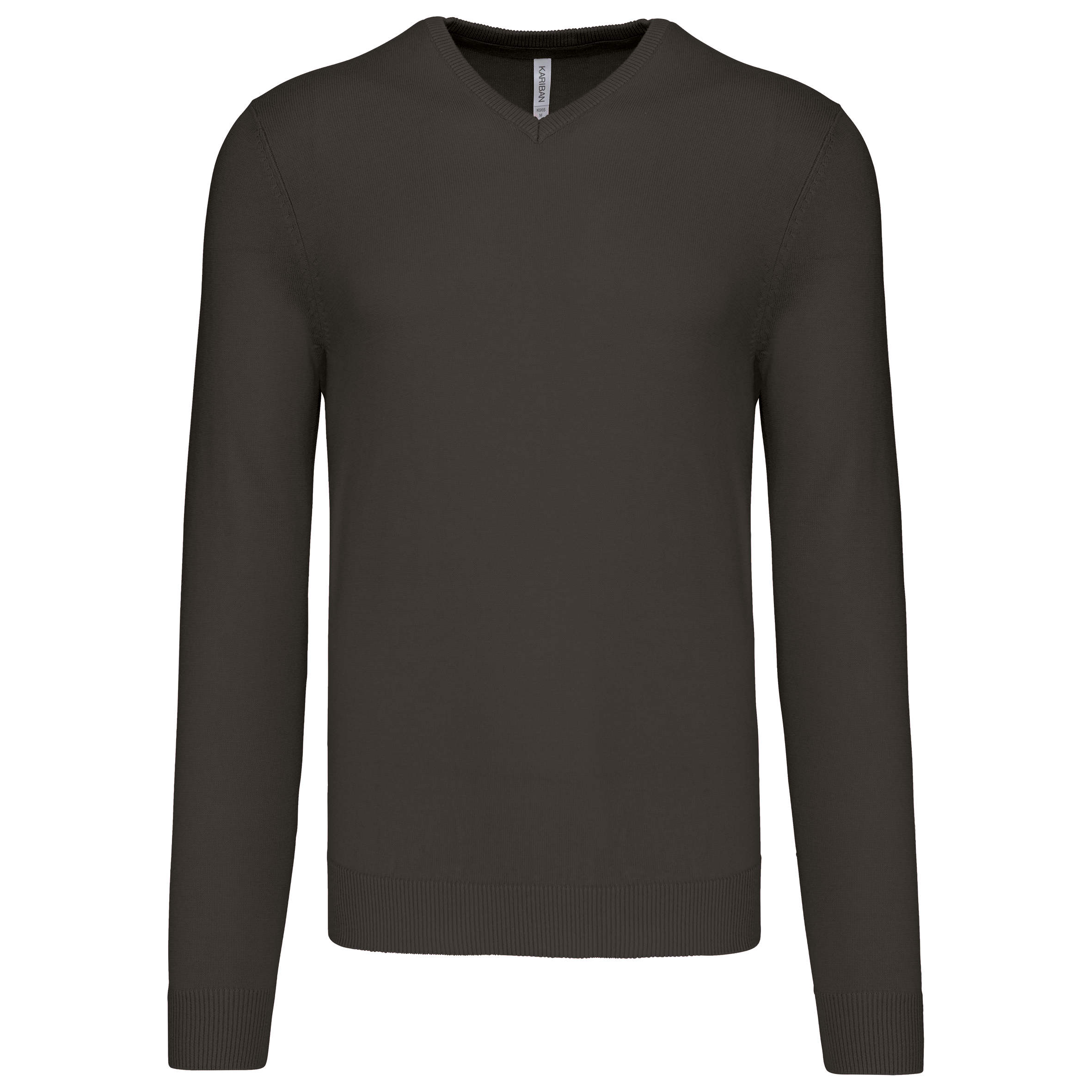 Herrenpullover mit V-Ausschnitt