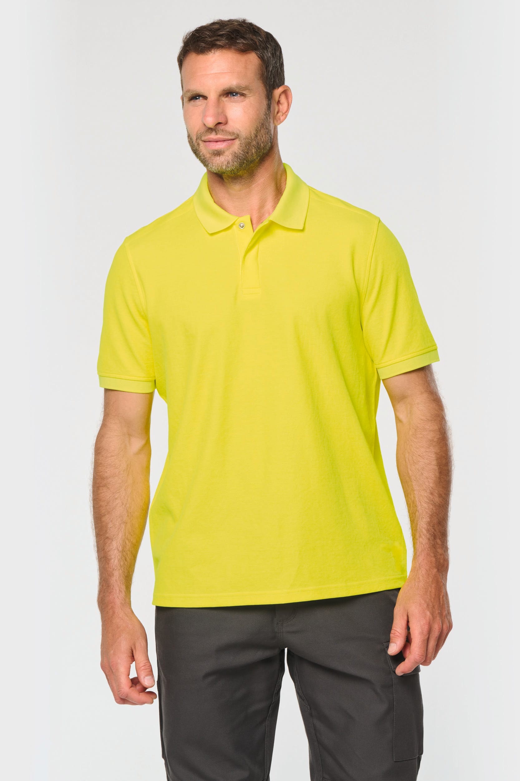 Umweltfreundliches Unisex-Polohemd aus Baumwolle/Polyester