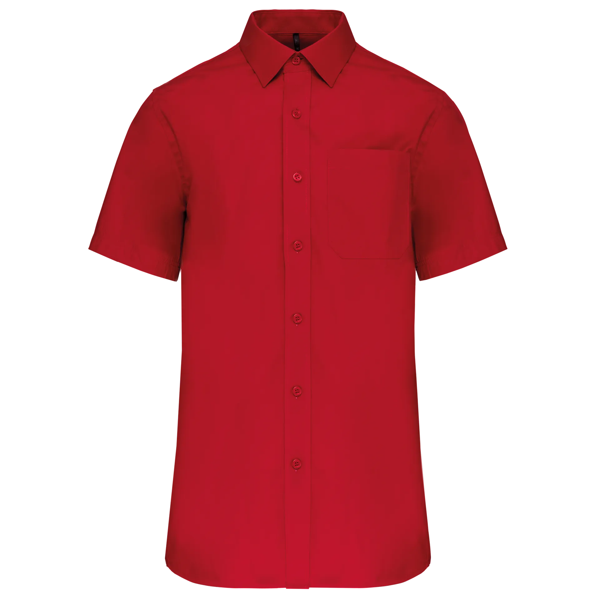 Herren Popelinehemd Kurzarm