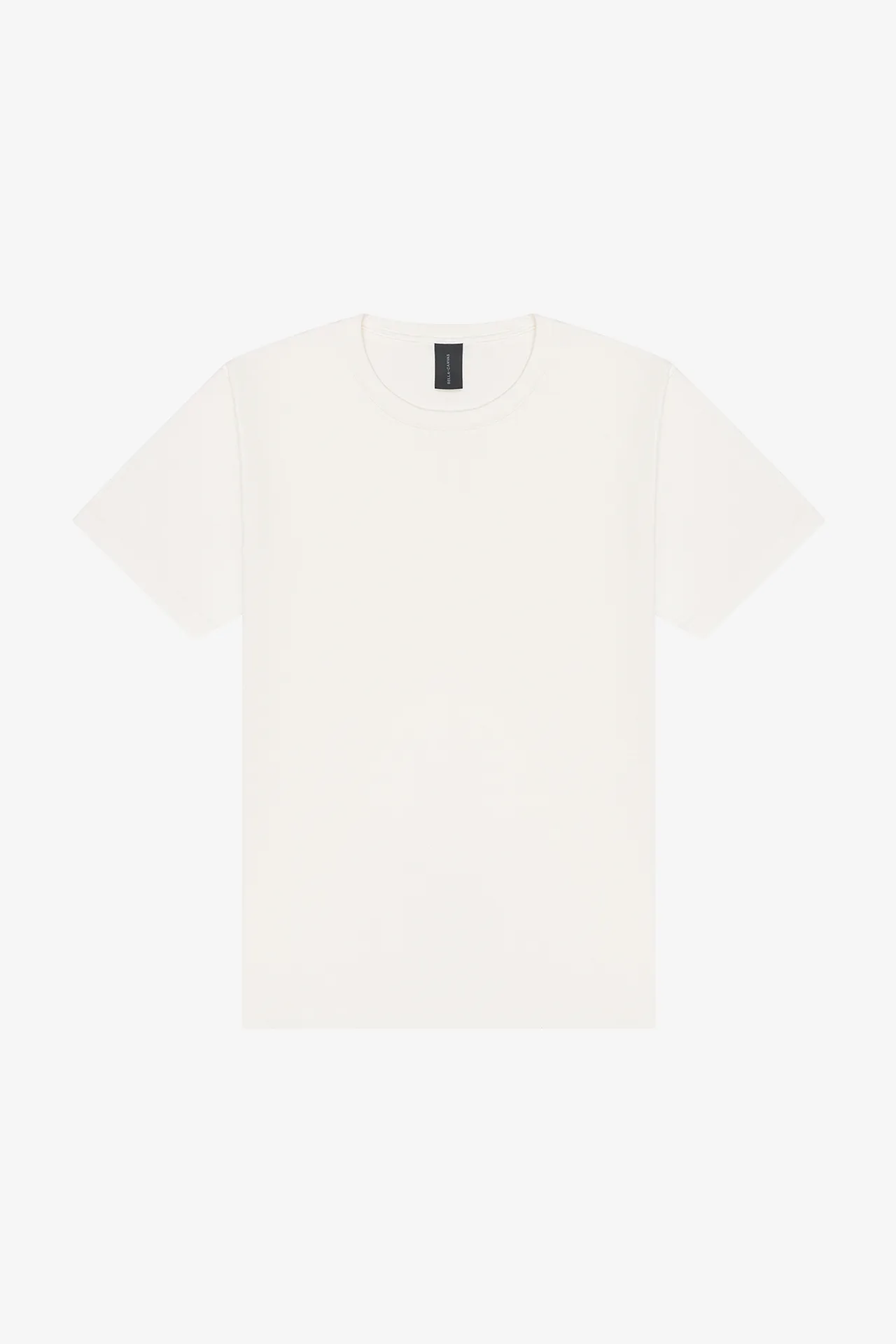 Unisex-T-Shirt aus dickem, verwaschenem Stoff