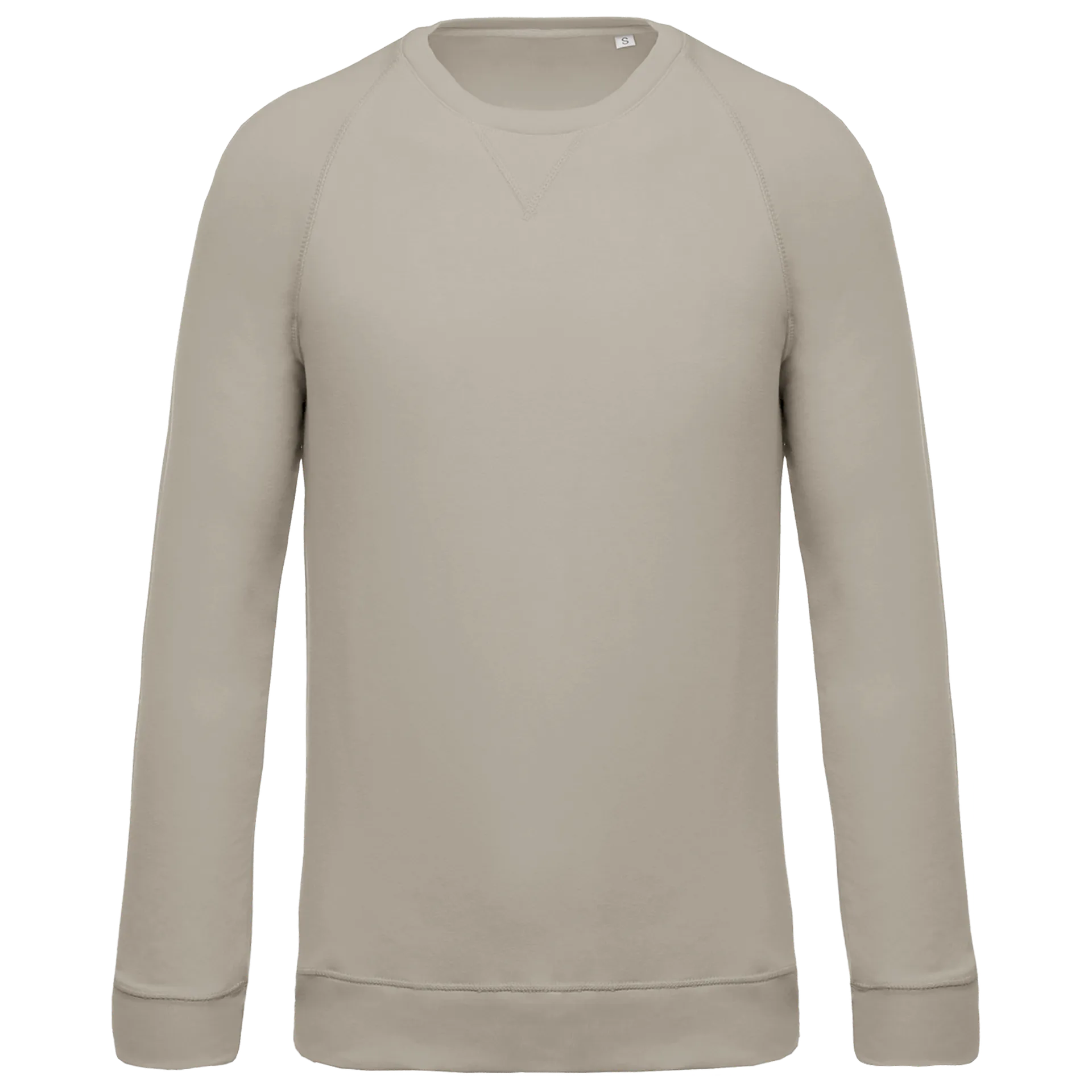 Herren Sweatshirt BIO-BAUMWOLLE Rundhalsausschnitt Raglanärmel