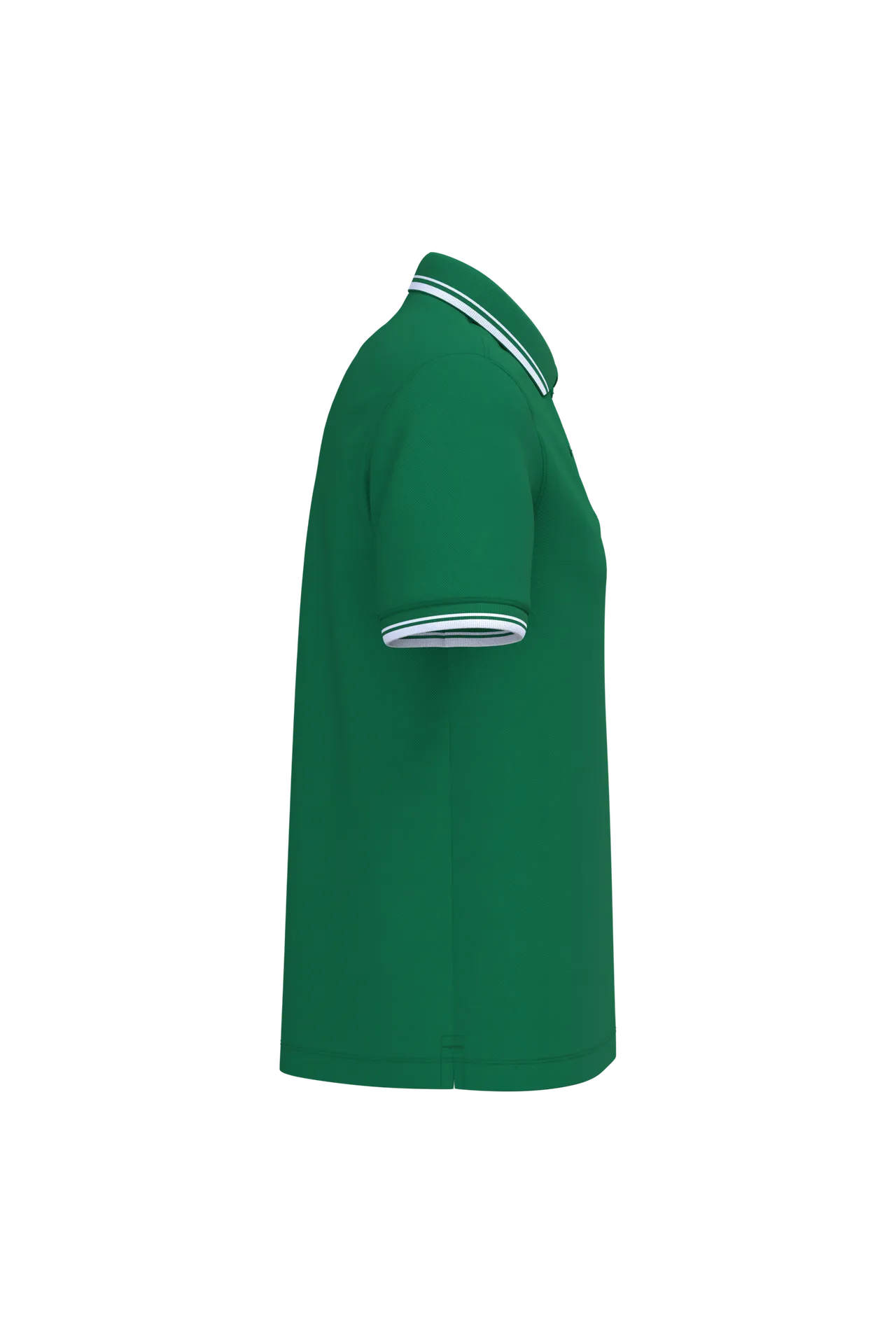 Herren Poloshirt mit kurzen Ärmeln und kontrastfarbenen Paspeln