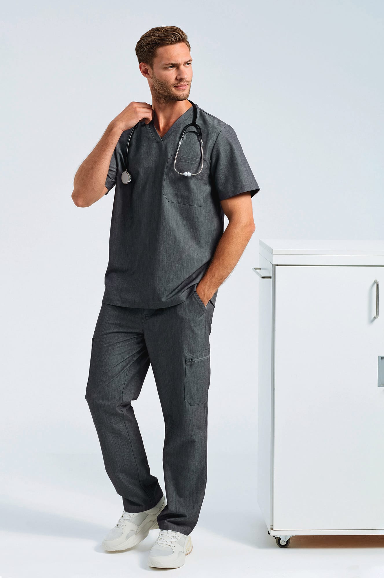 Stretch-Cargohose für Herren