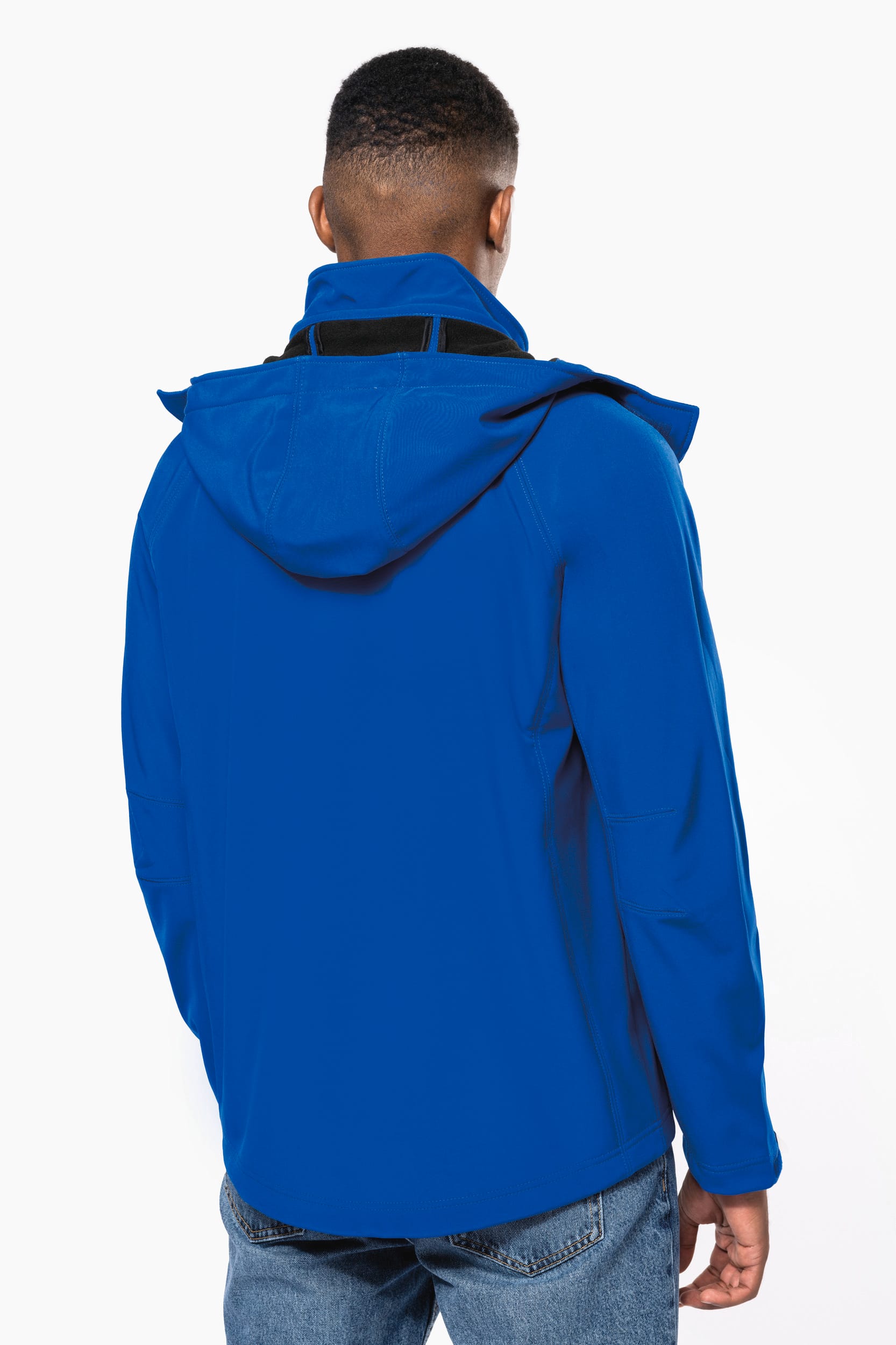 Herren Softshell-Jacke mit Abnehmbare Kapuze