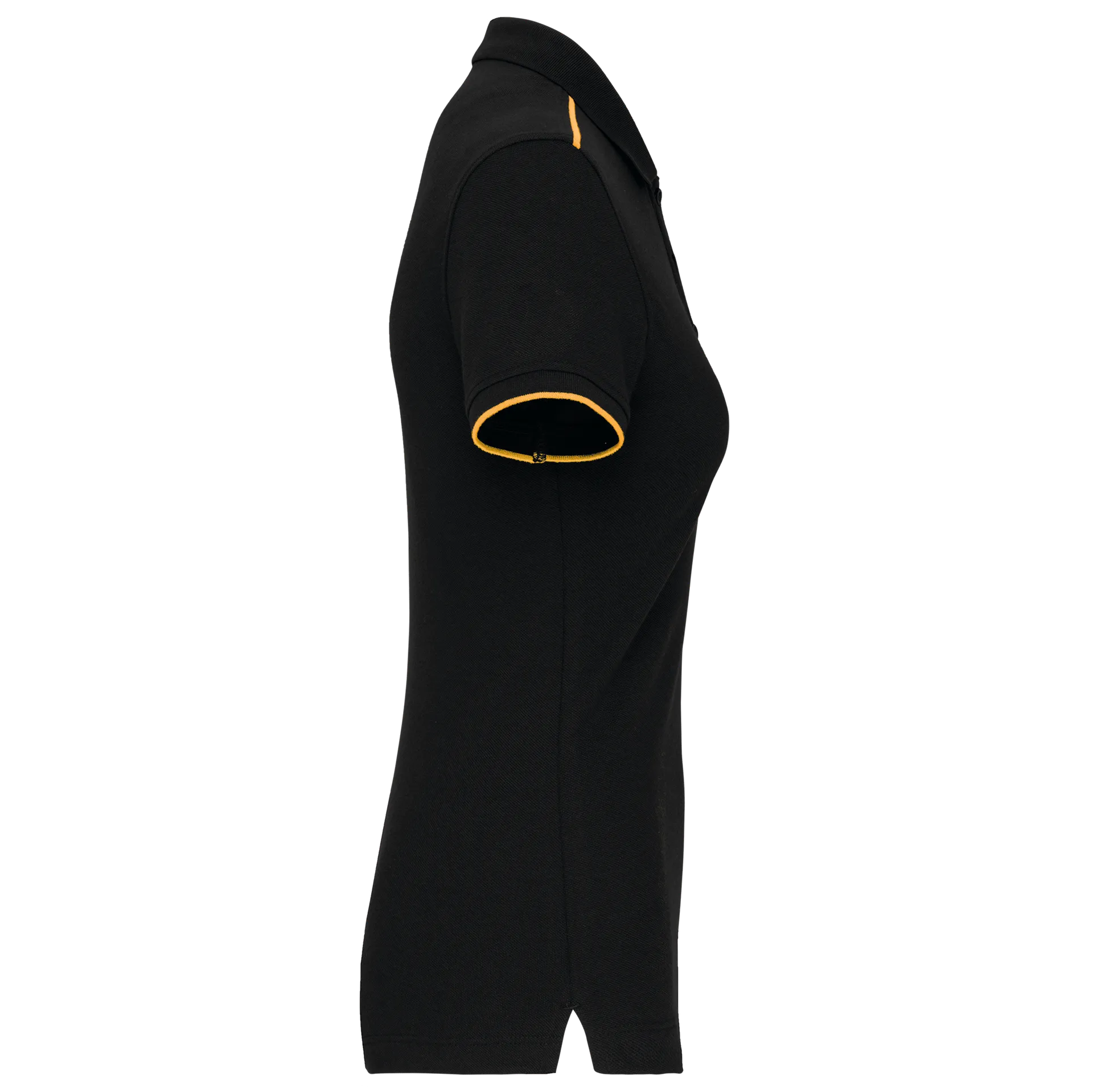 Damen-Polohemd Day To Day mit kontrastfarbenen, kurzen Ärmeln