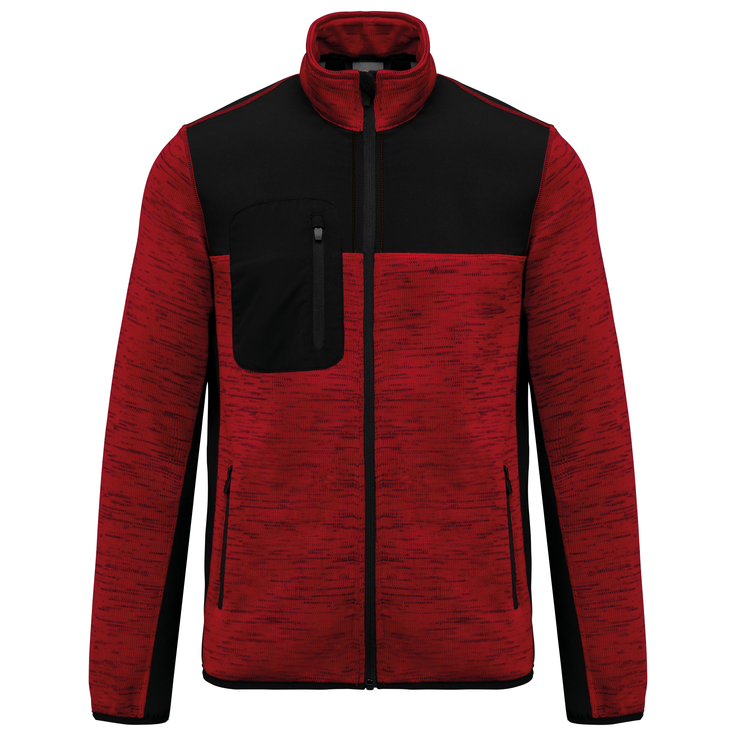 Recycelte Herren Polyestertrikot Jacke Recycelte Herren Polyestertrikot Jacke