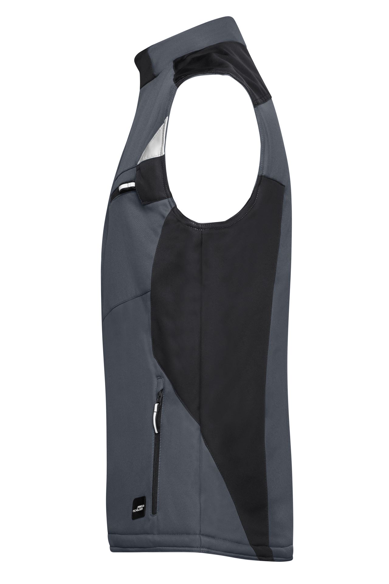 James & Nicholson JN825 – Robuste Winter Softshell-Arbeitsweste mit CORDURA®