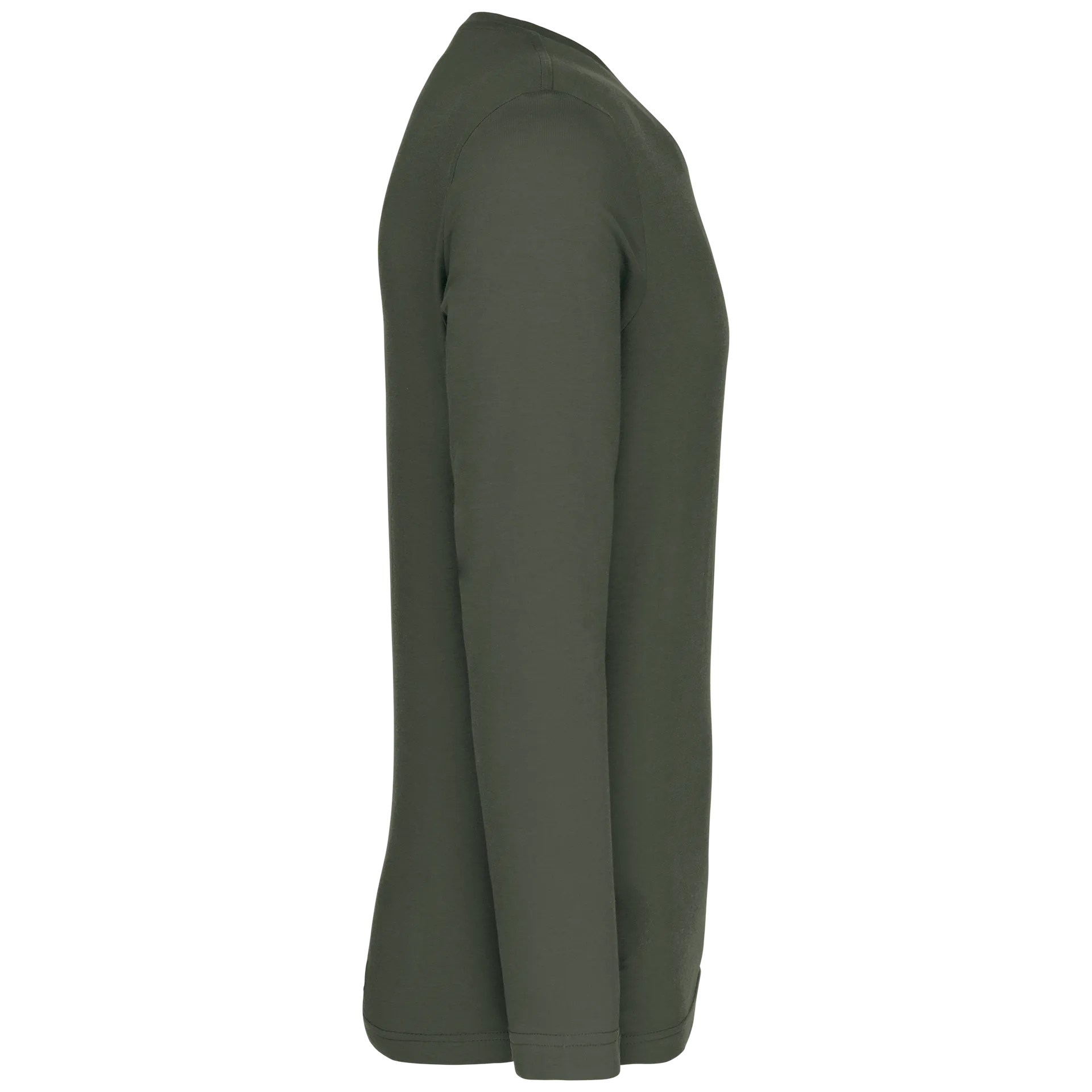 Herren Langarm-T-Shirt V-Ausschnitt